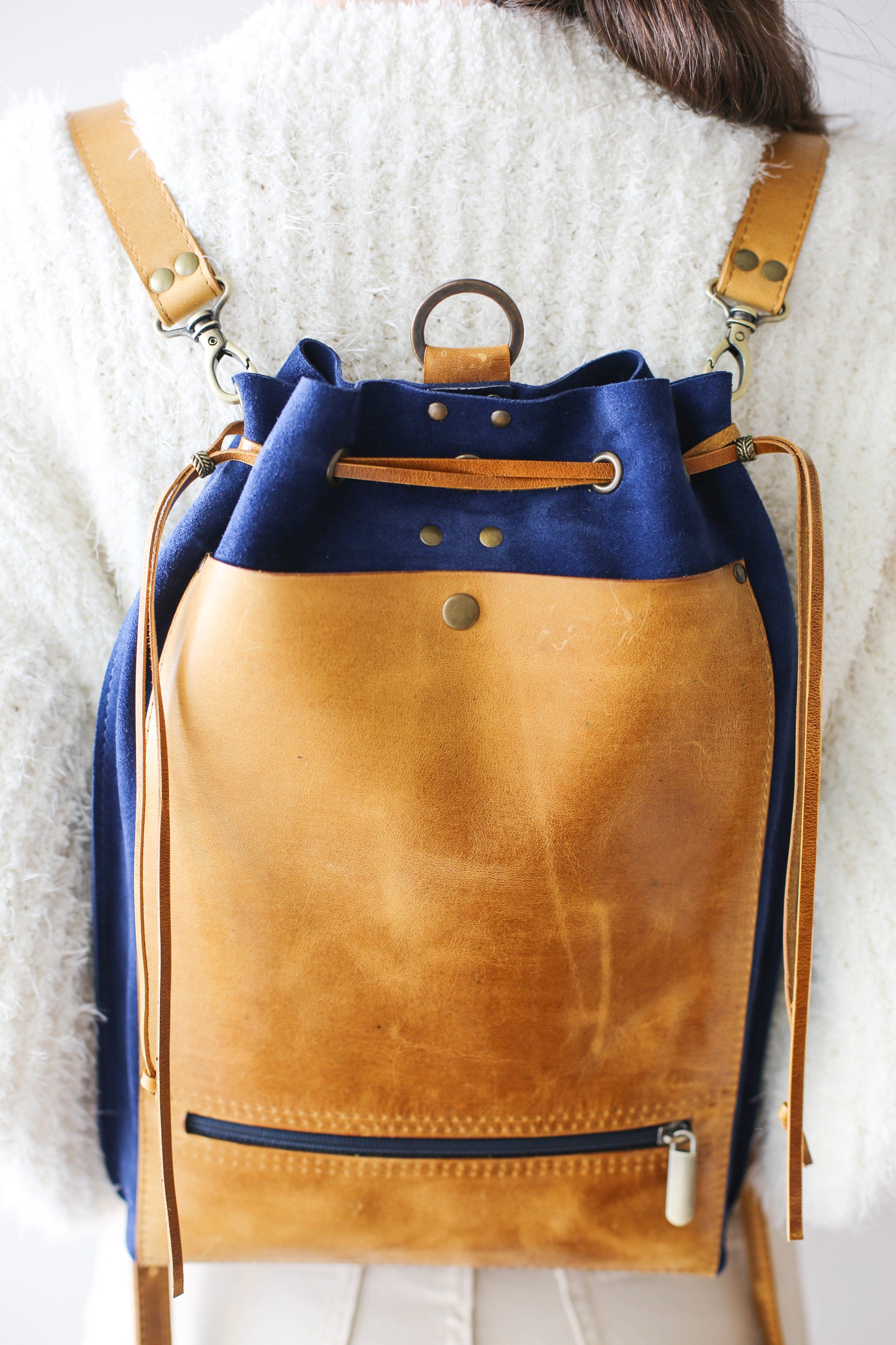 Leather Backpack for Women