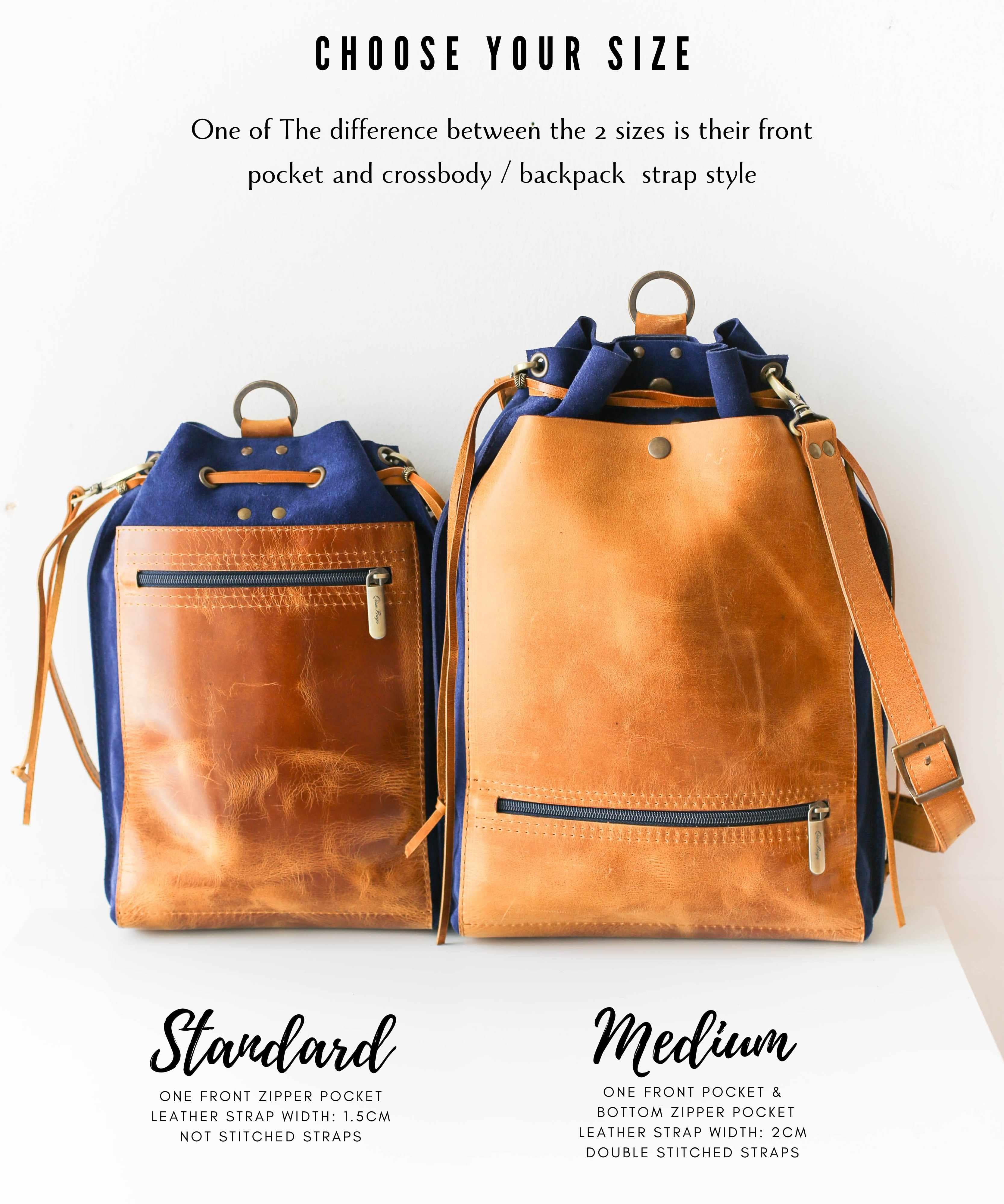 leather backpack purses