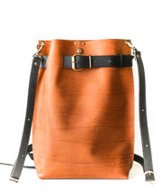Brown Leather Convertible Backpack