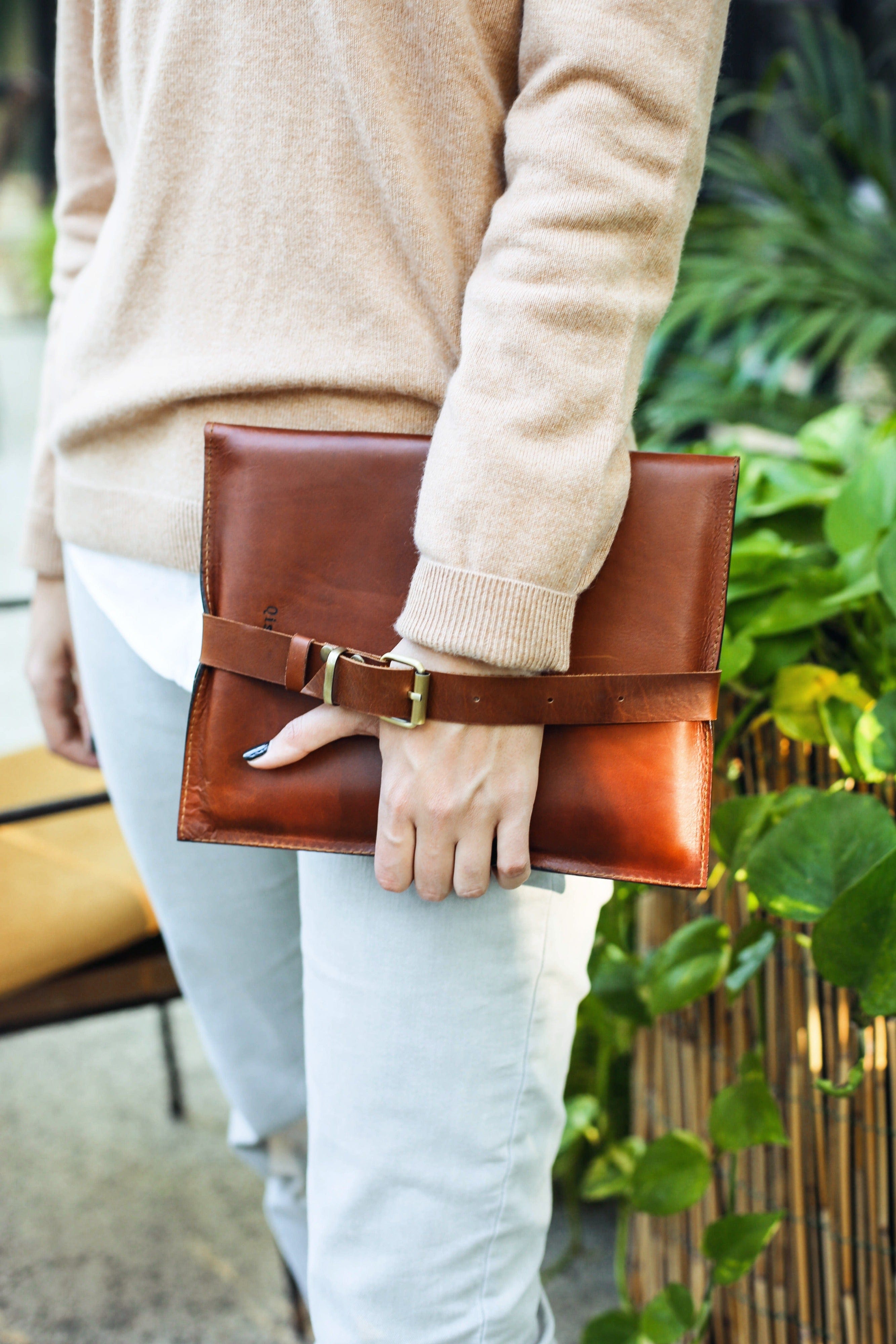 Brown iPad Leather Case