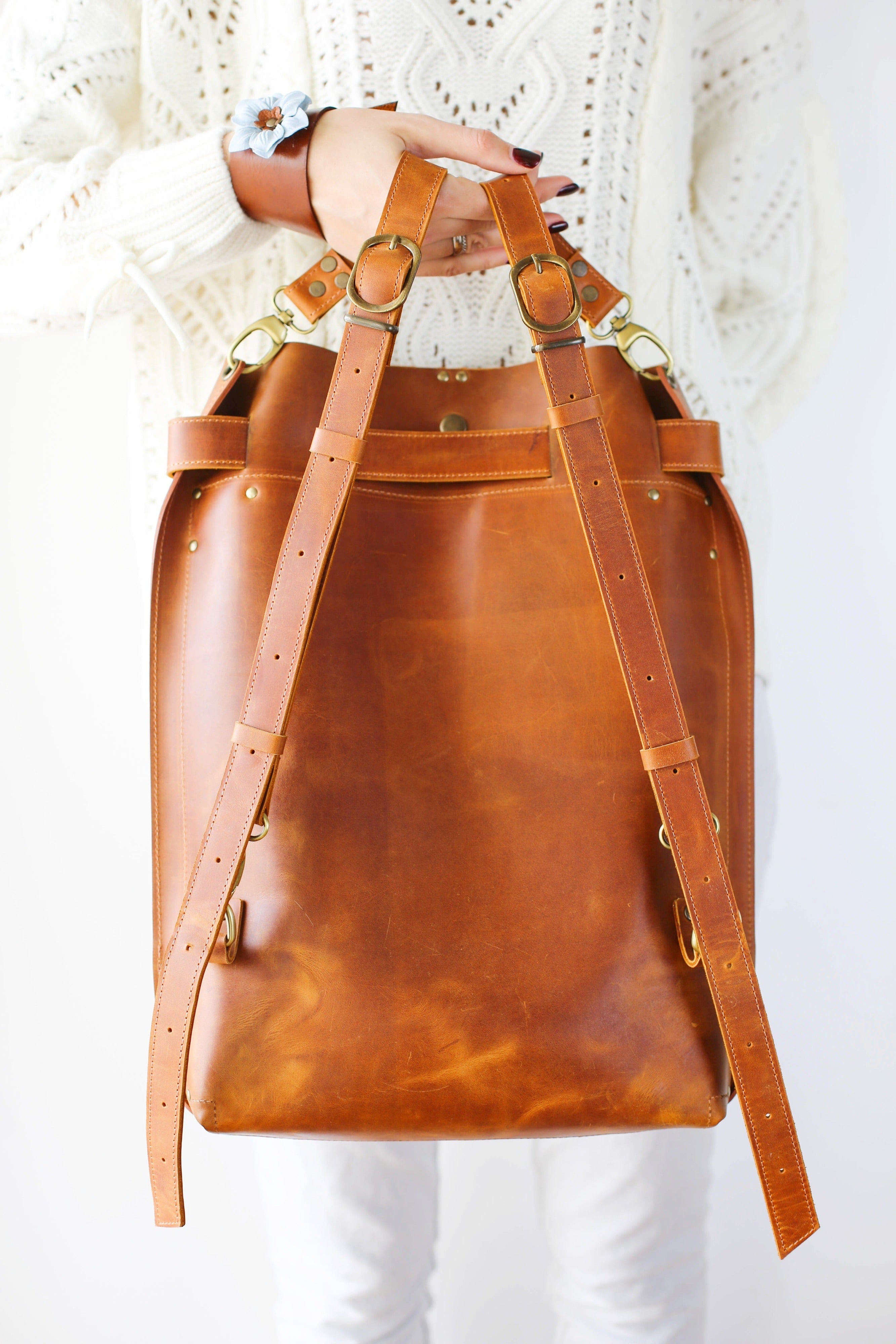 Convertible Leather bag