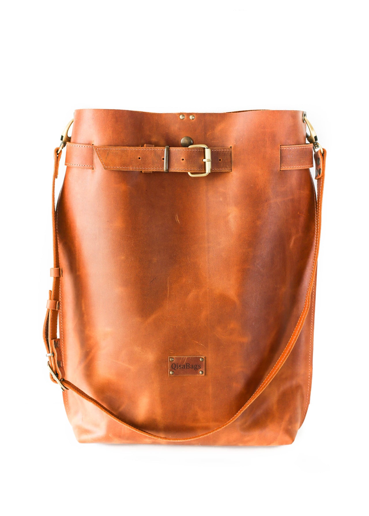Vintage Leather Backpack 