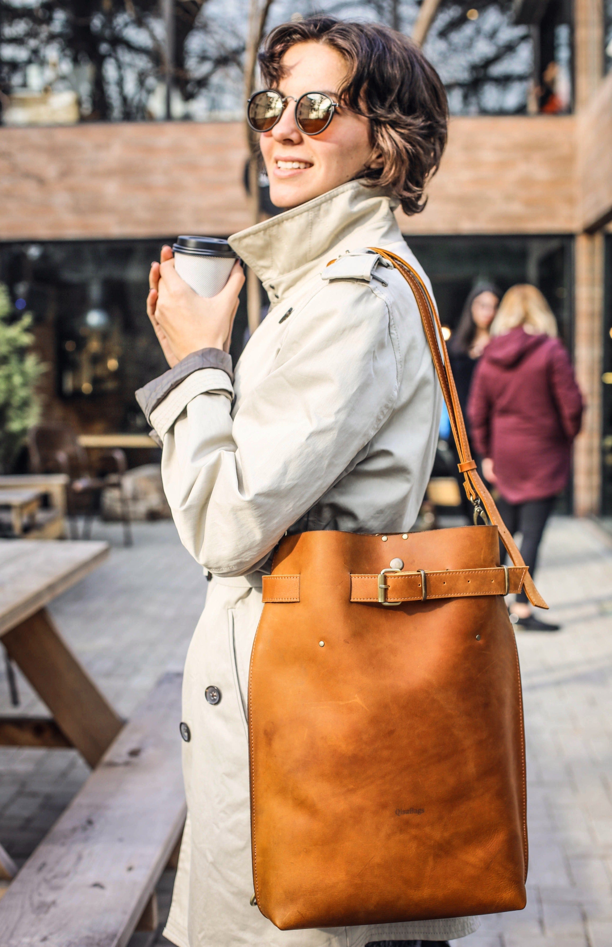 Large Leather Tote bag