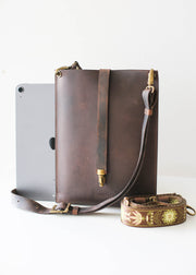 Brown Leather Cover for iPad