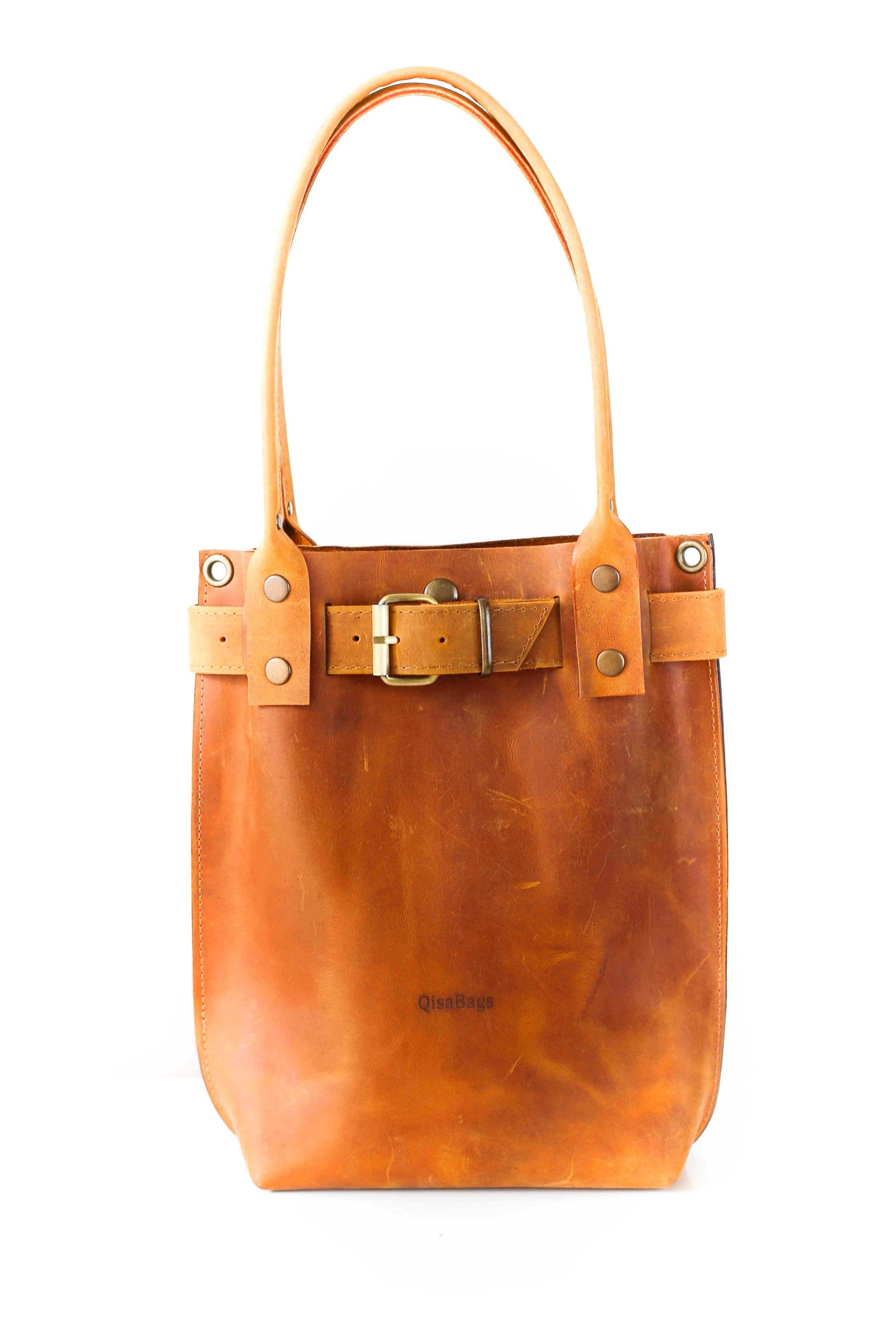 Brown Leather Handbag