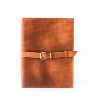 Handmade leather macbook case