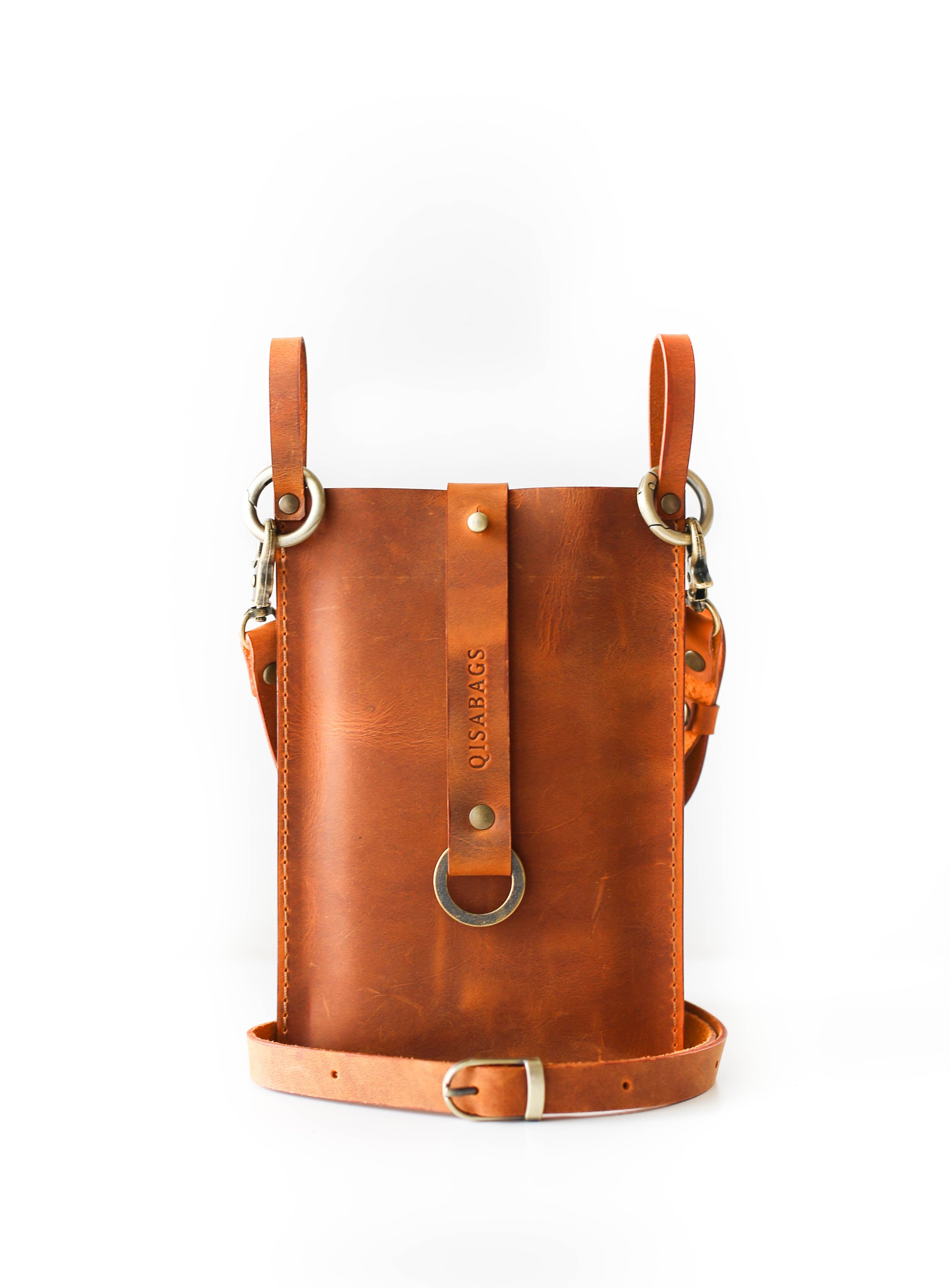 leather phone bag