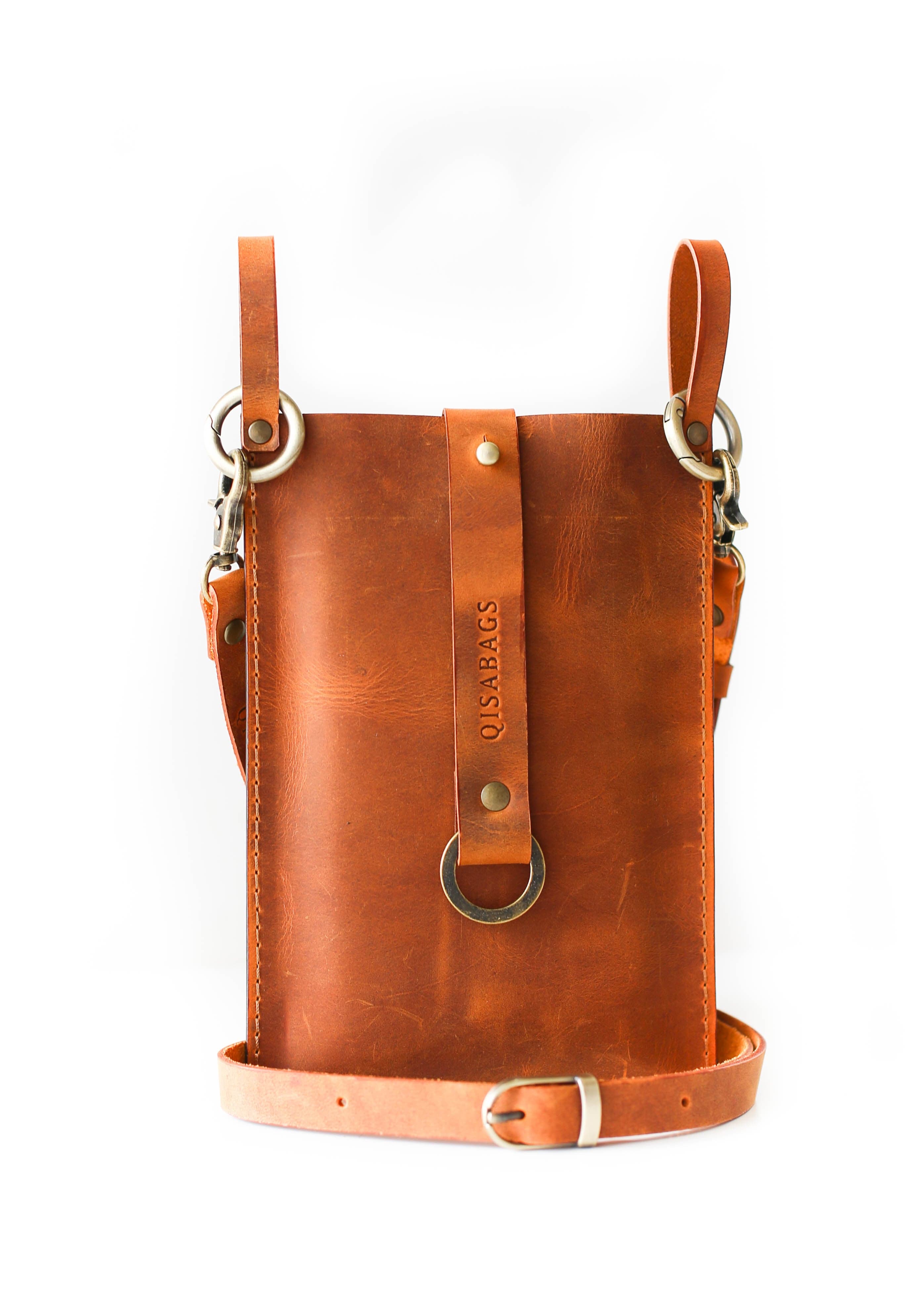 Leather iphone crossbody purse hot sale