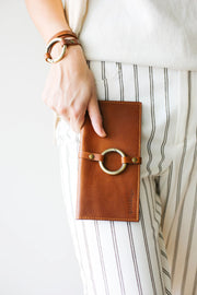 Minimalist Slim leather wallet for women