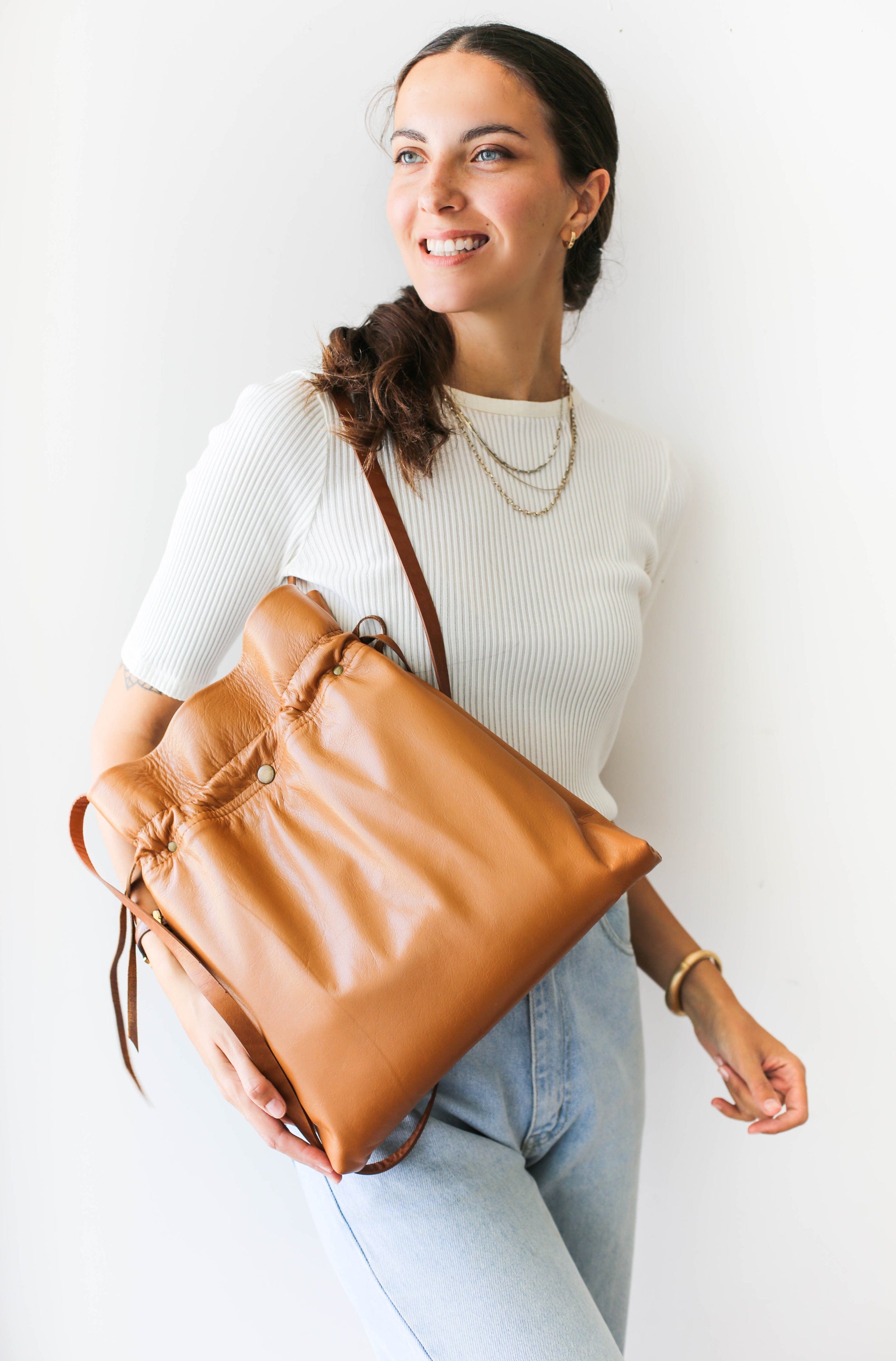 Tan Leather Bag