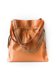 brown leather designer bag