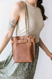 Handmade Brown leather handbag