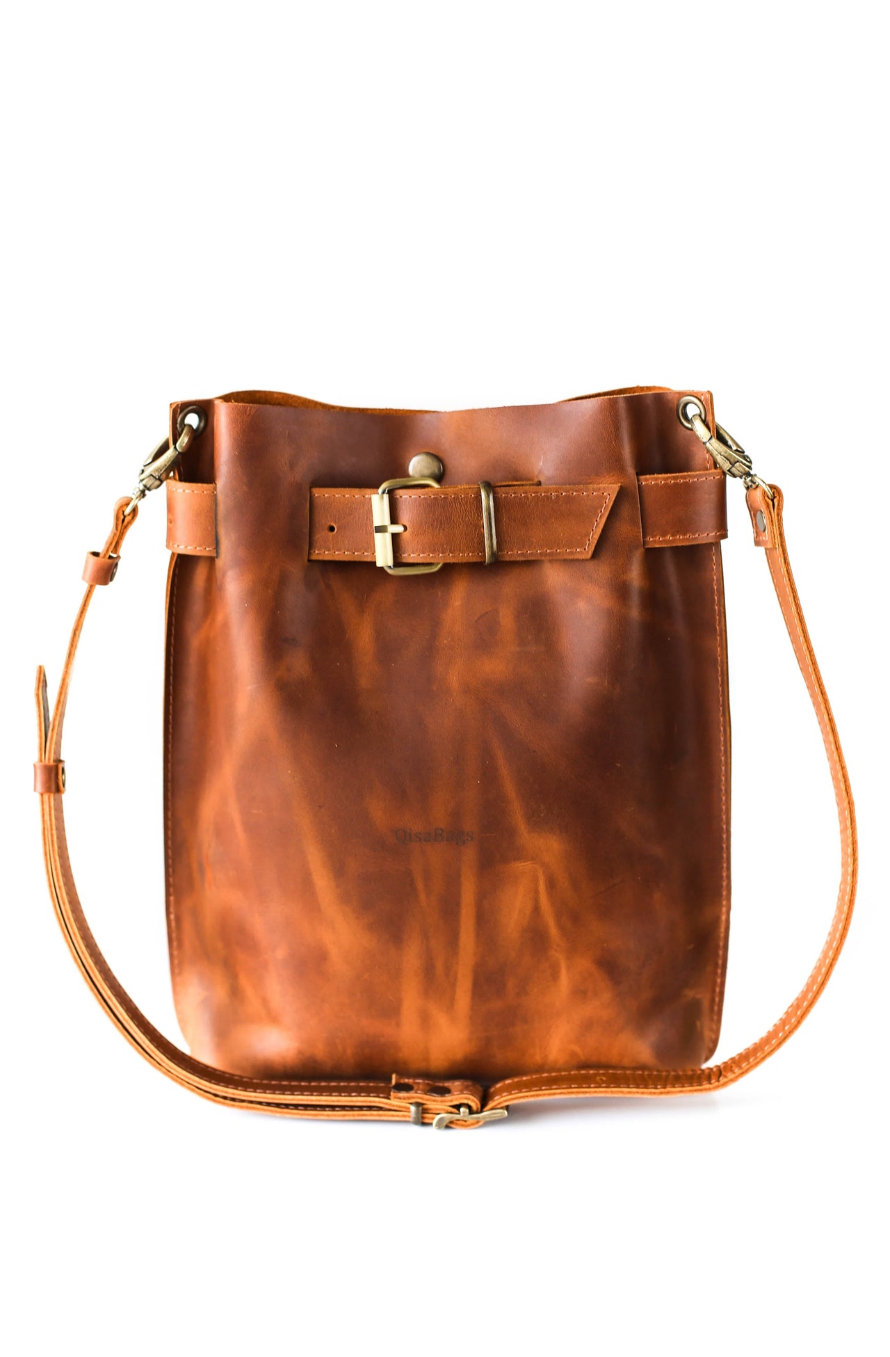 Handmade Brown leather Backpack