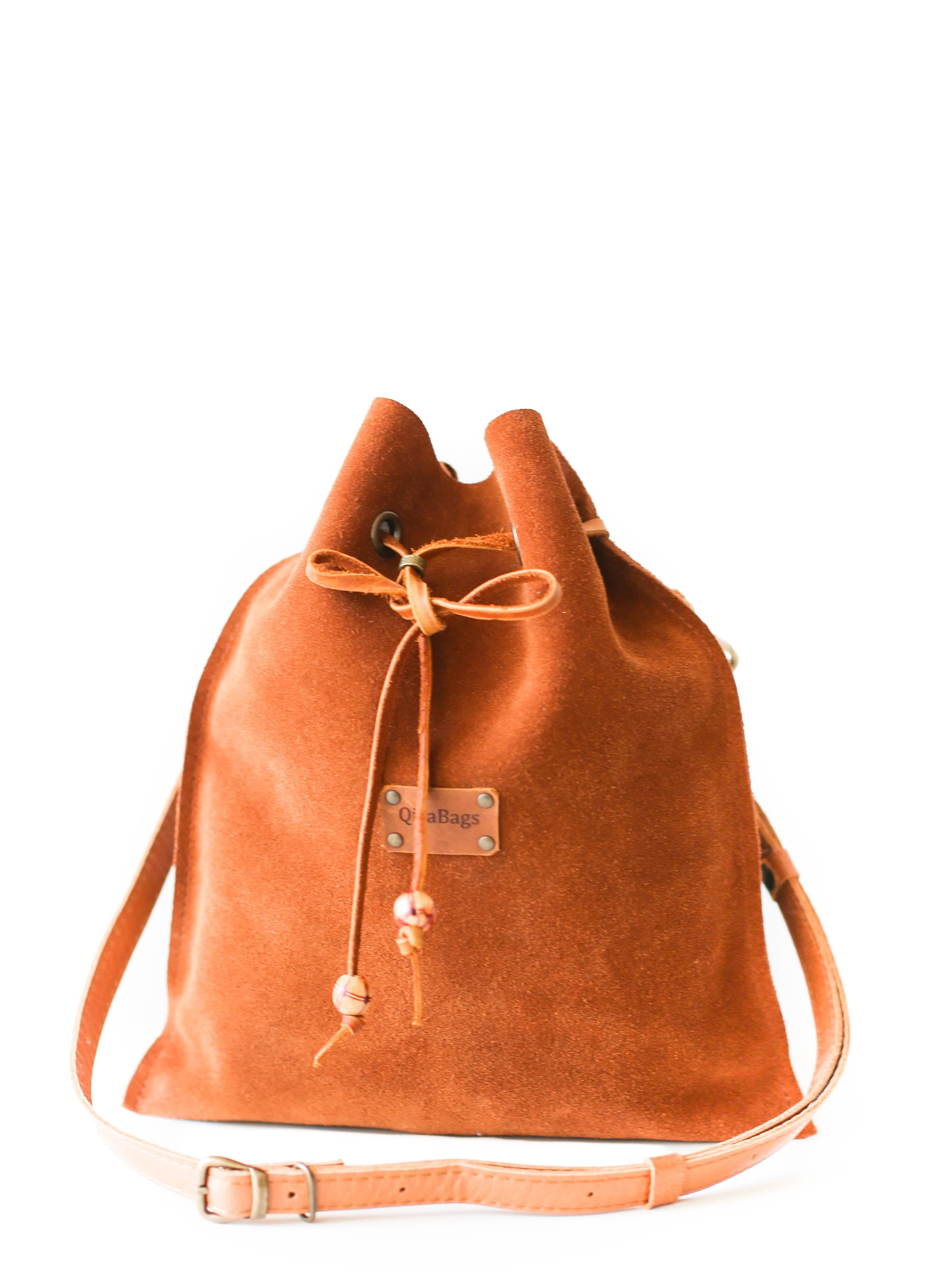 Brown Suede Bag