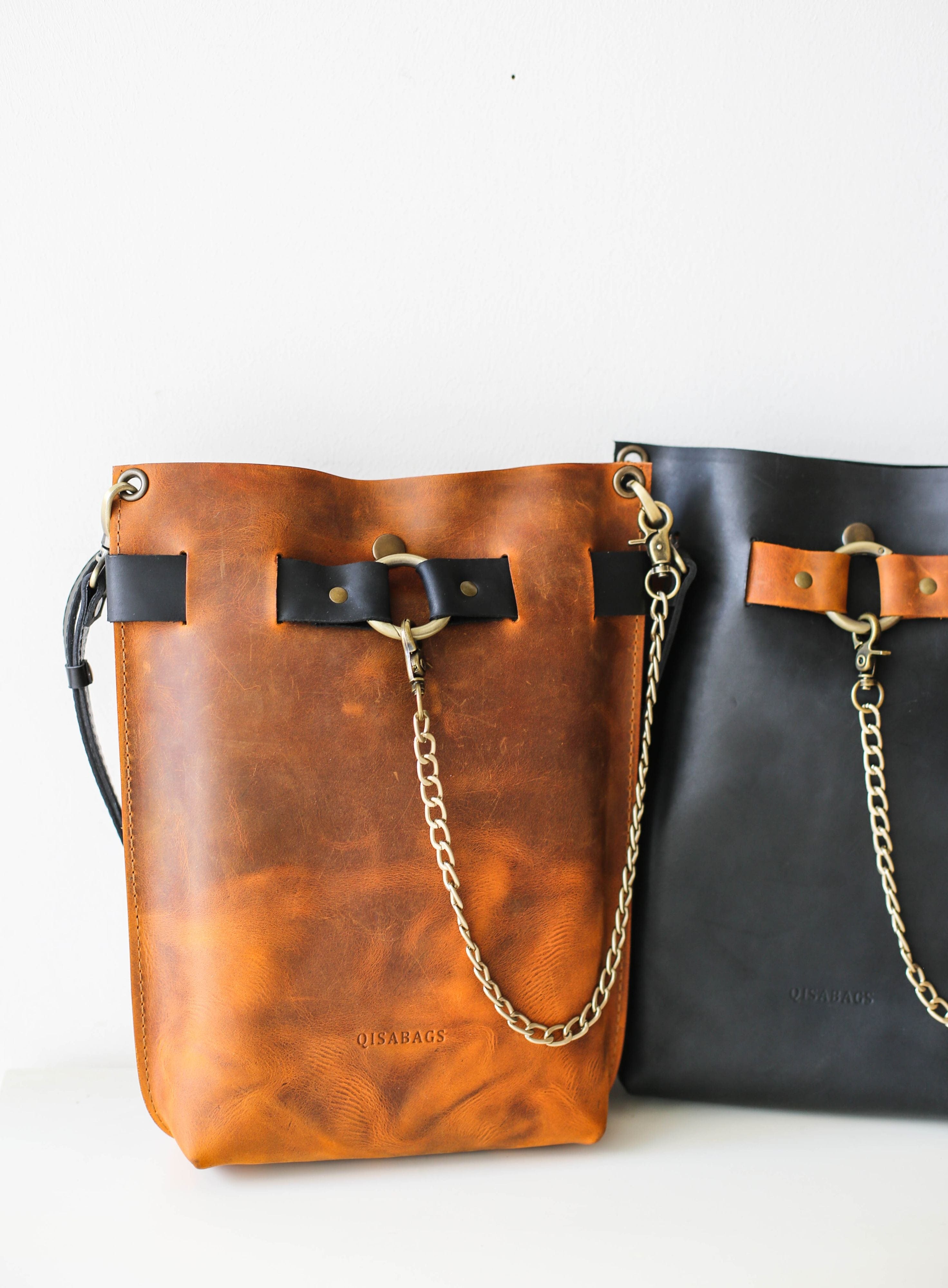 バッグ RERACS LEATHER BELT BAG(BROWN) Brown Leather Backpack Rucksack | URSUS