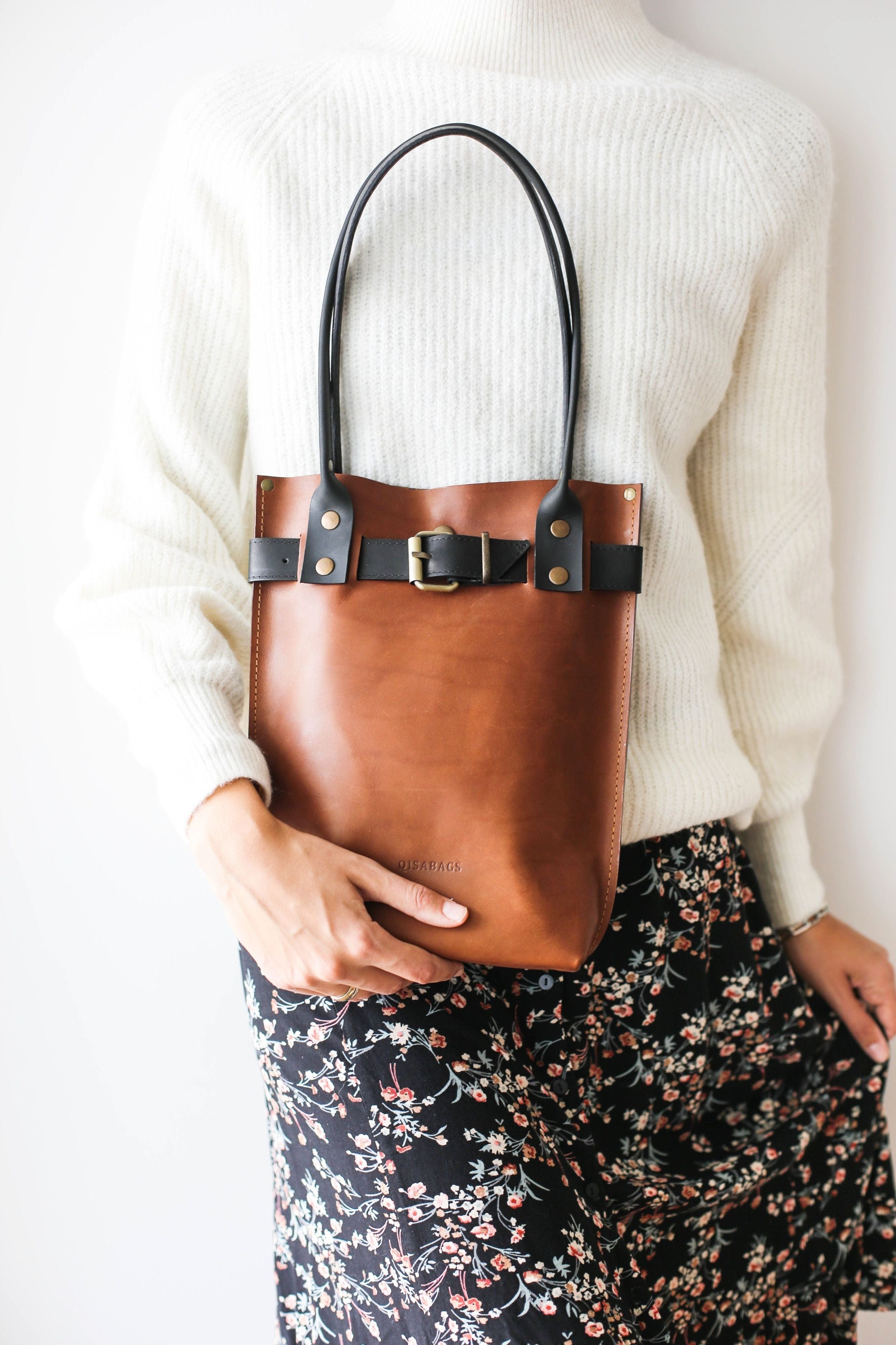 leather shoulder bag