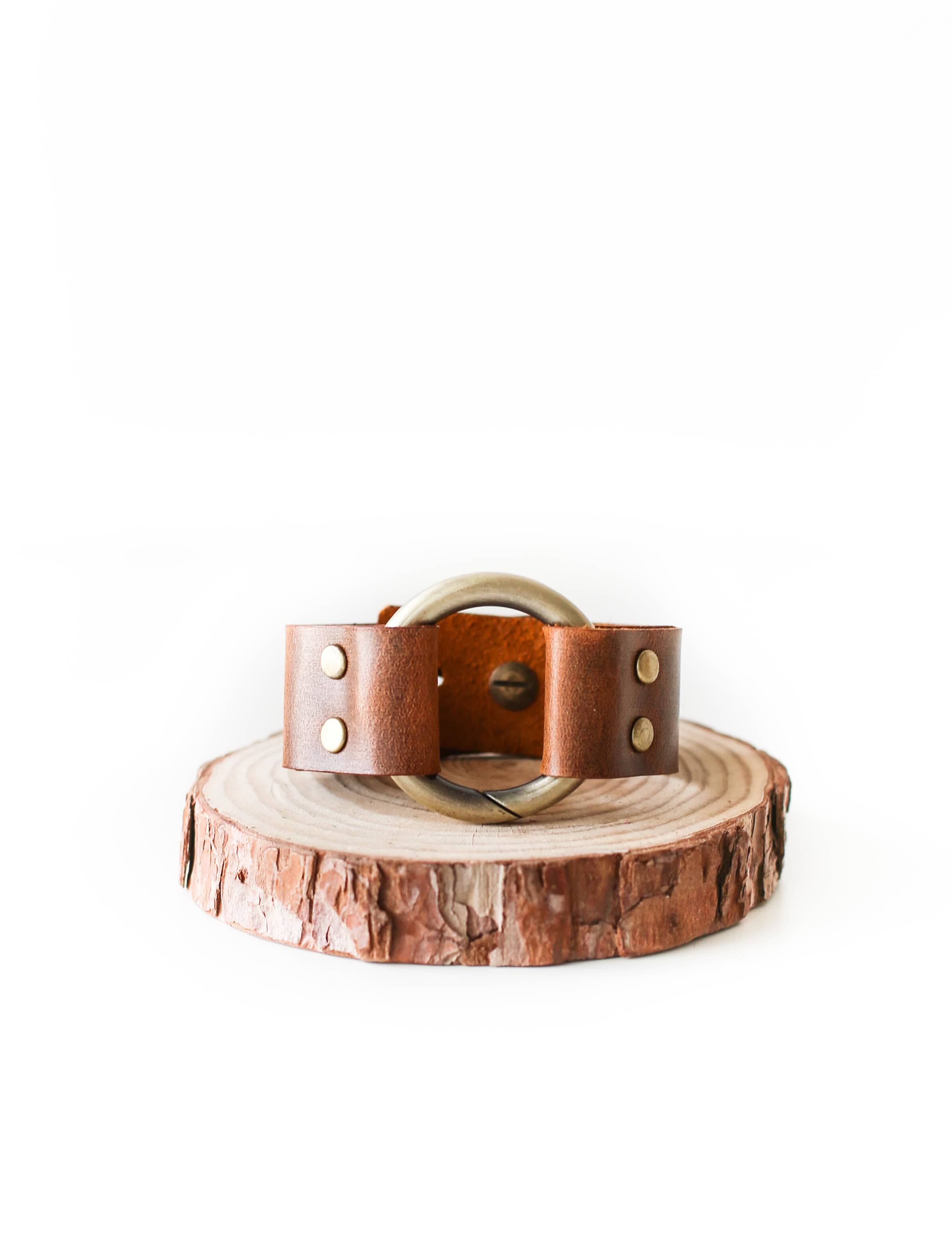 leather cuff bracelet