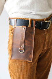 Custom Leather Belt Bag