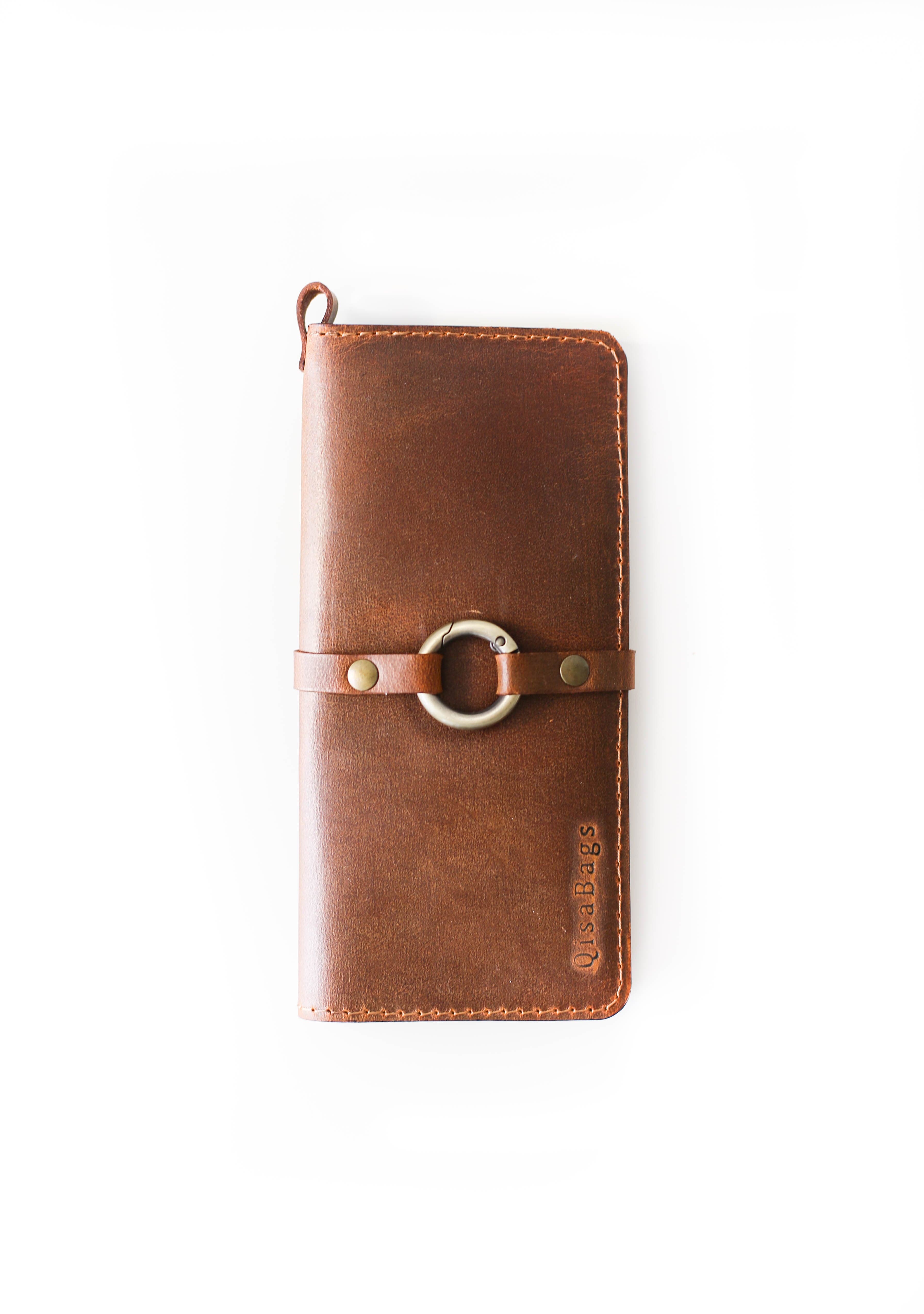 brown leather wallet