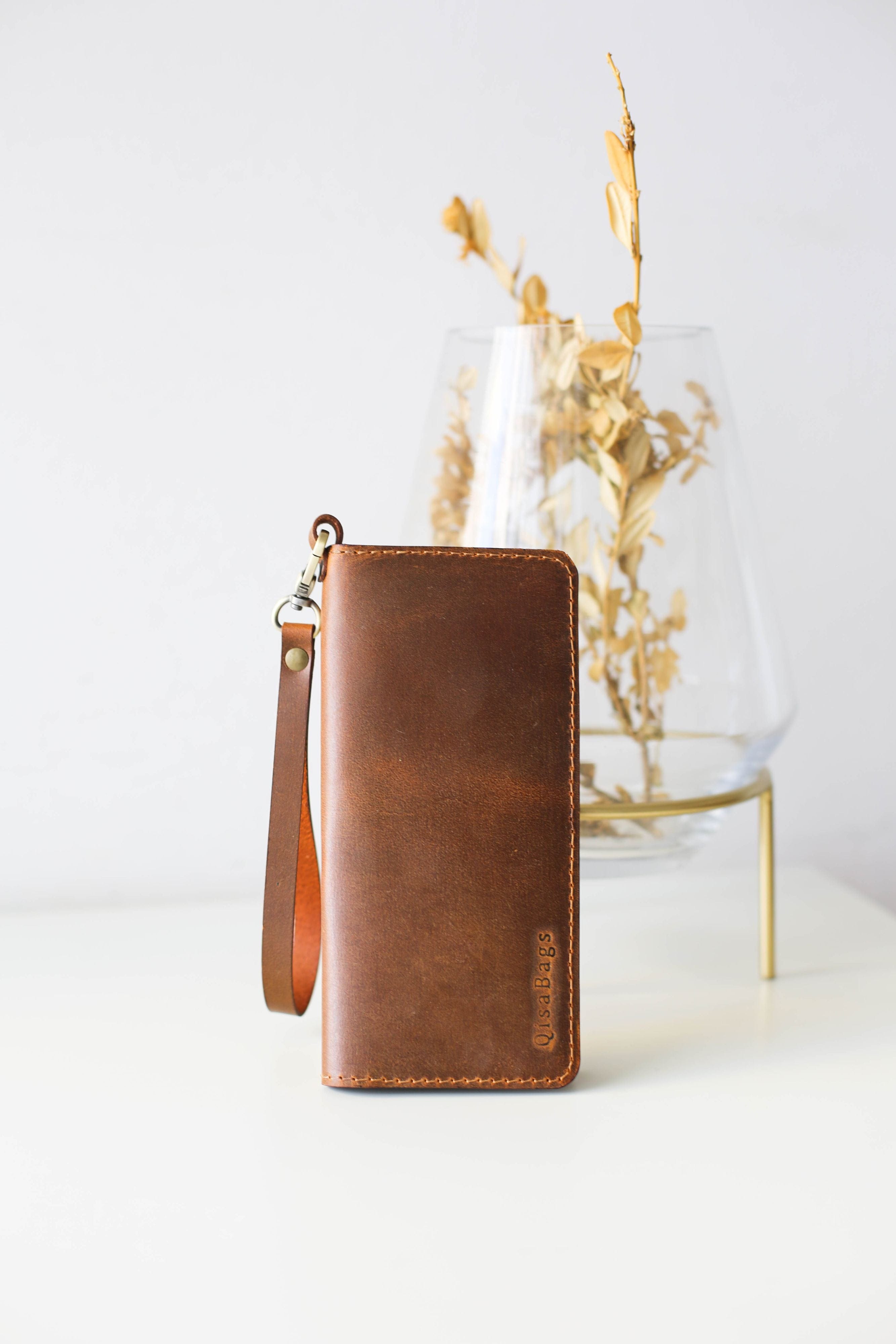 Coffee Brown Bifold Leather Wallet - N01