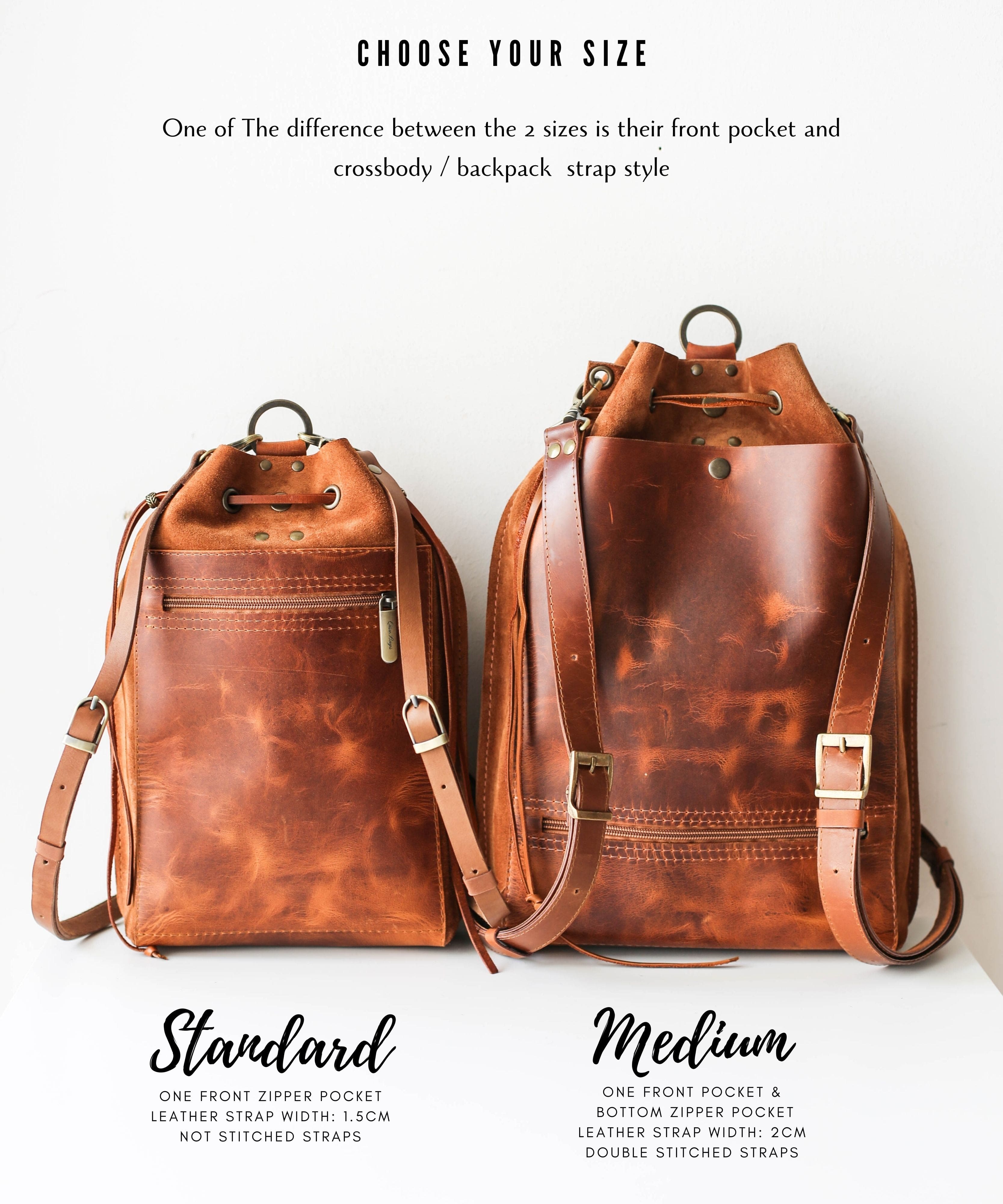 Cognac best sale backpack purses