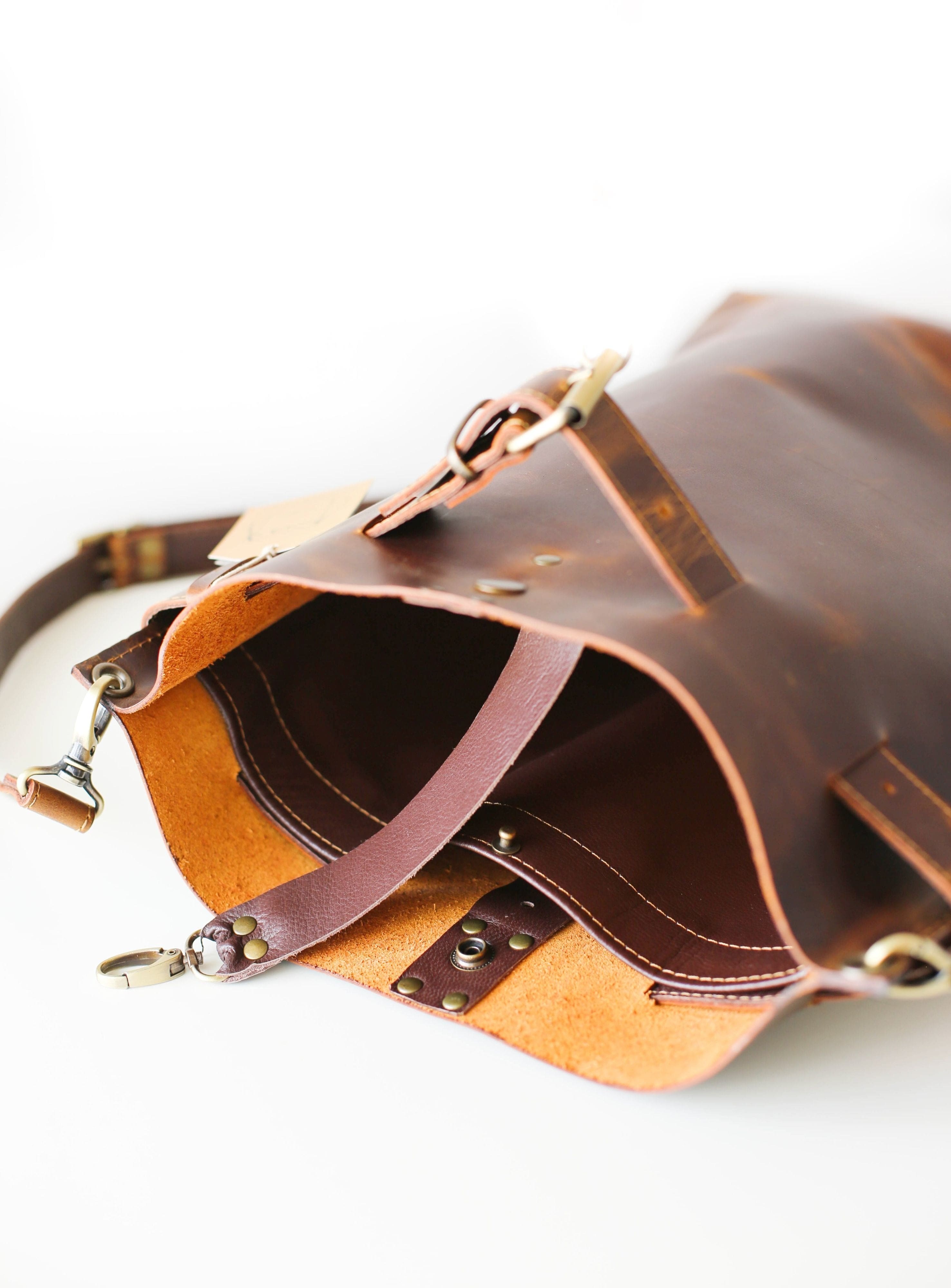 Leather Backpack for laptop