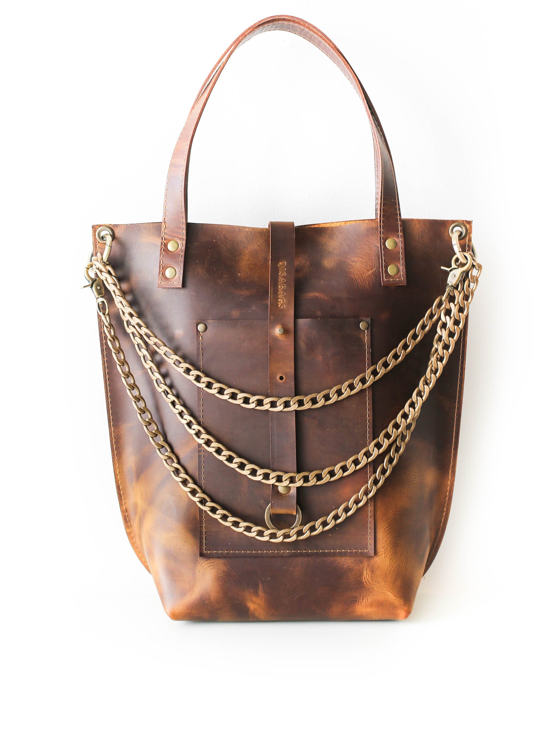 Brown Leather tote