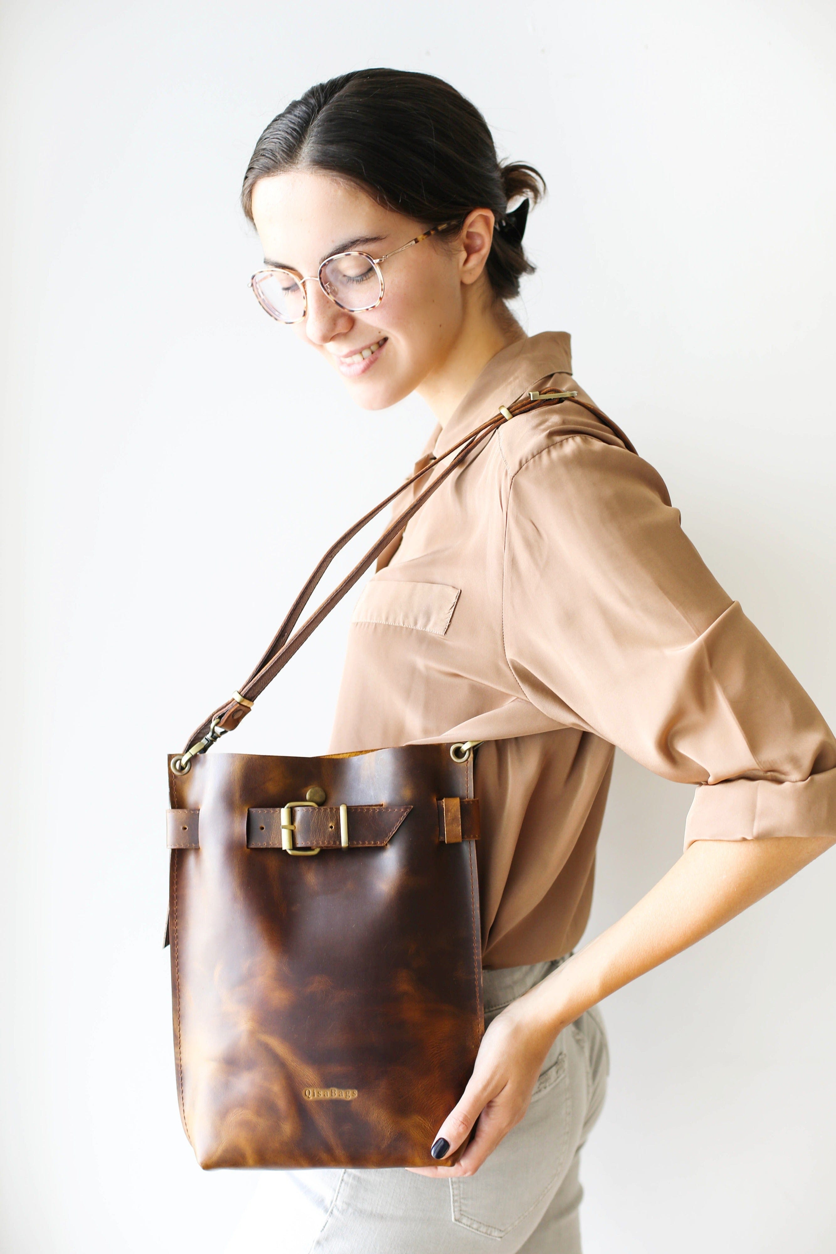 leather purse crossbody