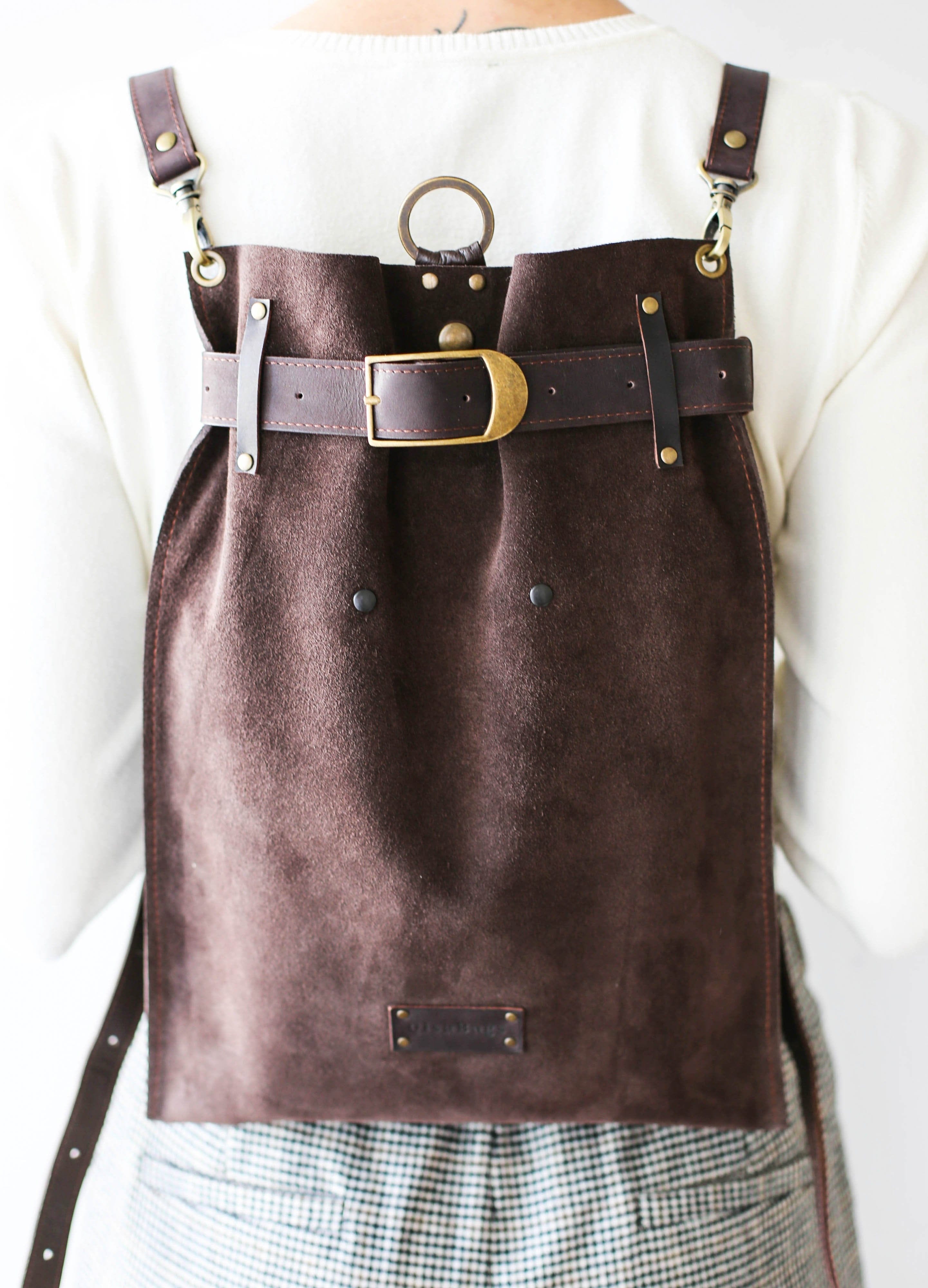 leather backpack for laptop