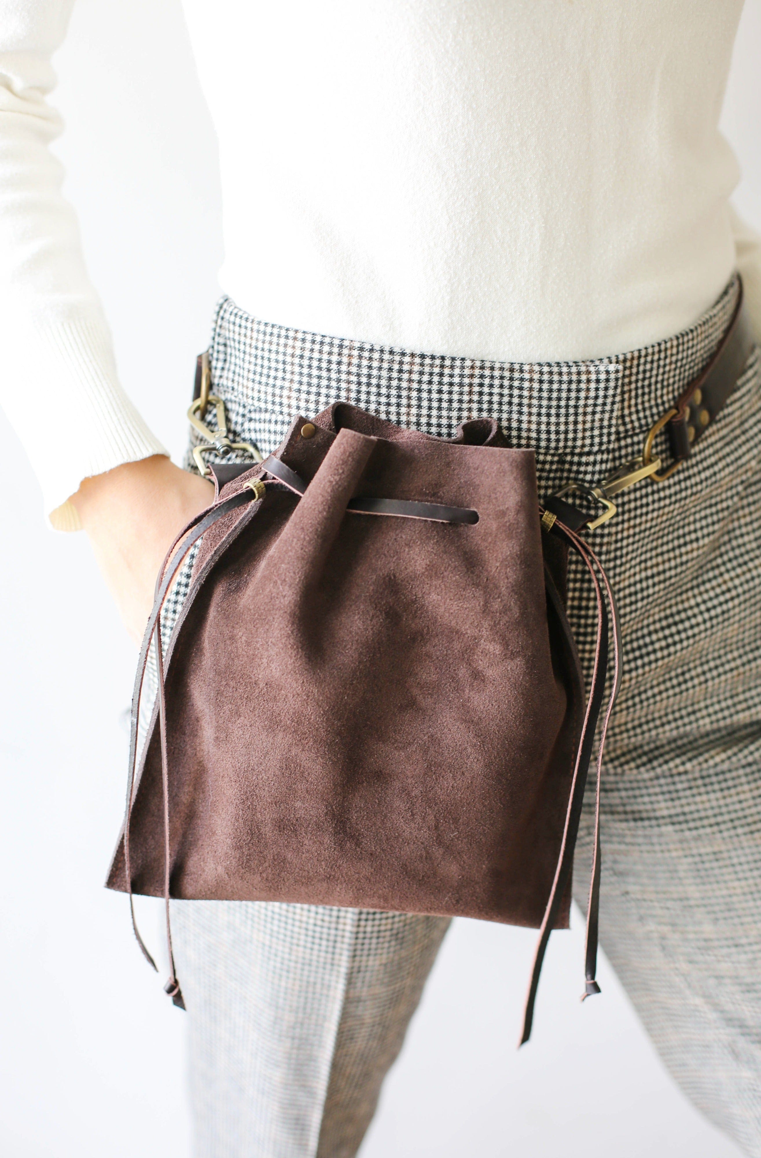 Suede Waist Bag