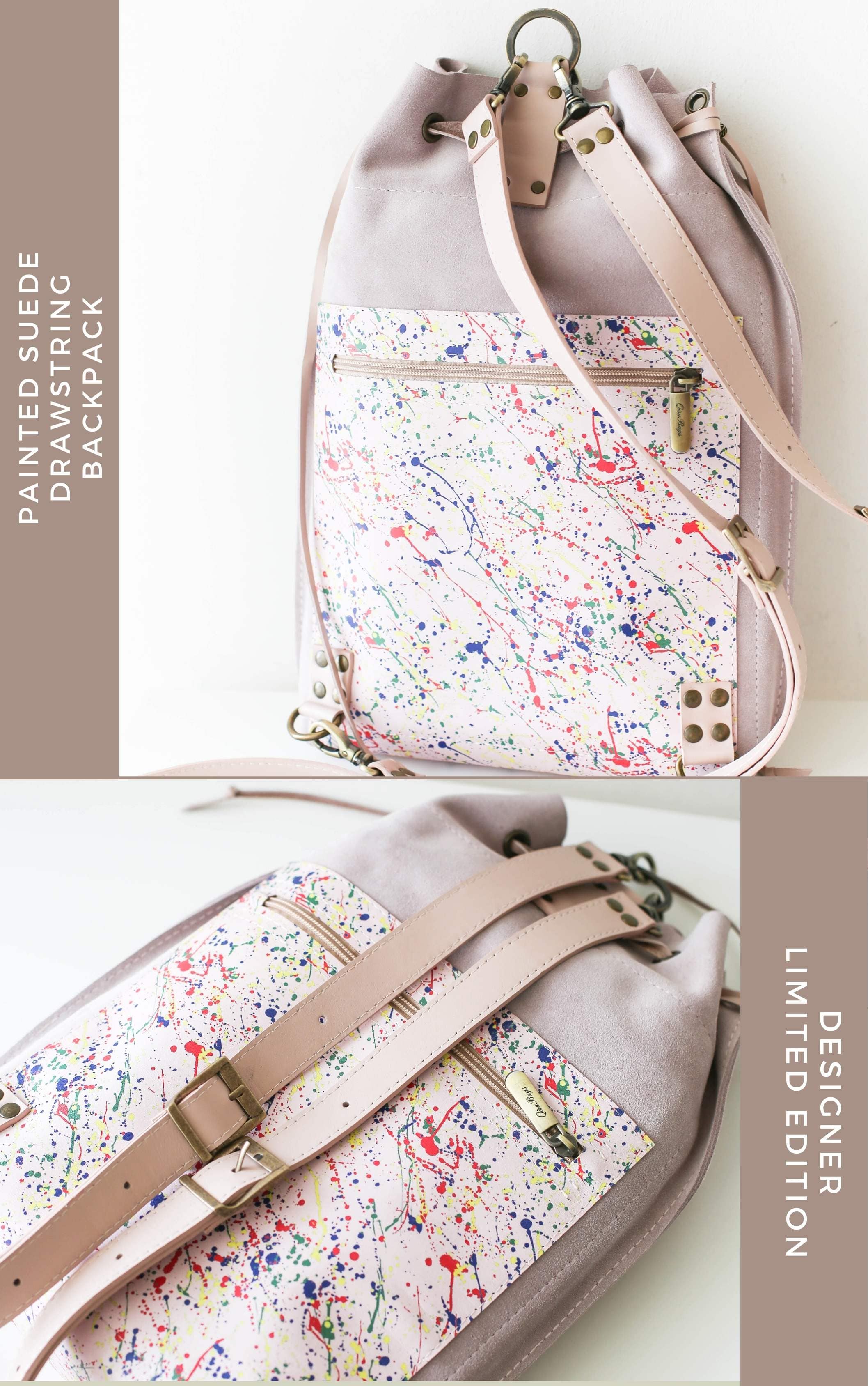 Minimalist Drawstring Decor Flap Backpack | Zaino, Uomo donna, Donna