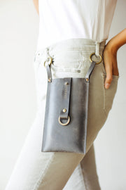 Leather Phone Hip Bag