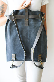 Handmade Suede Backpack