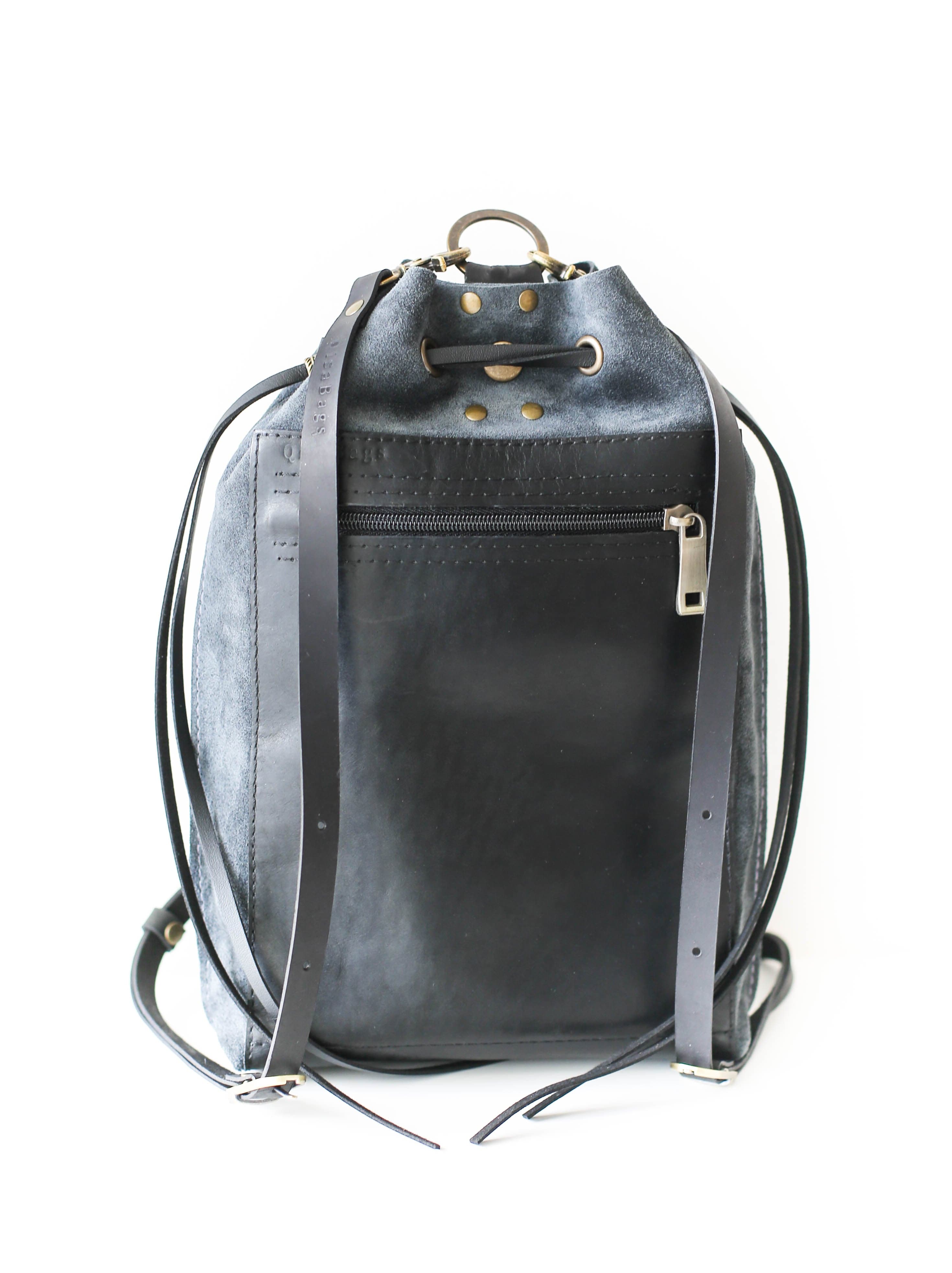 Luxury Designer Backpack PU Leather Women's Bag Rivet Women's  Backpack