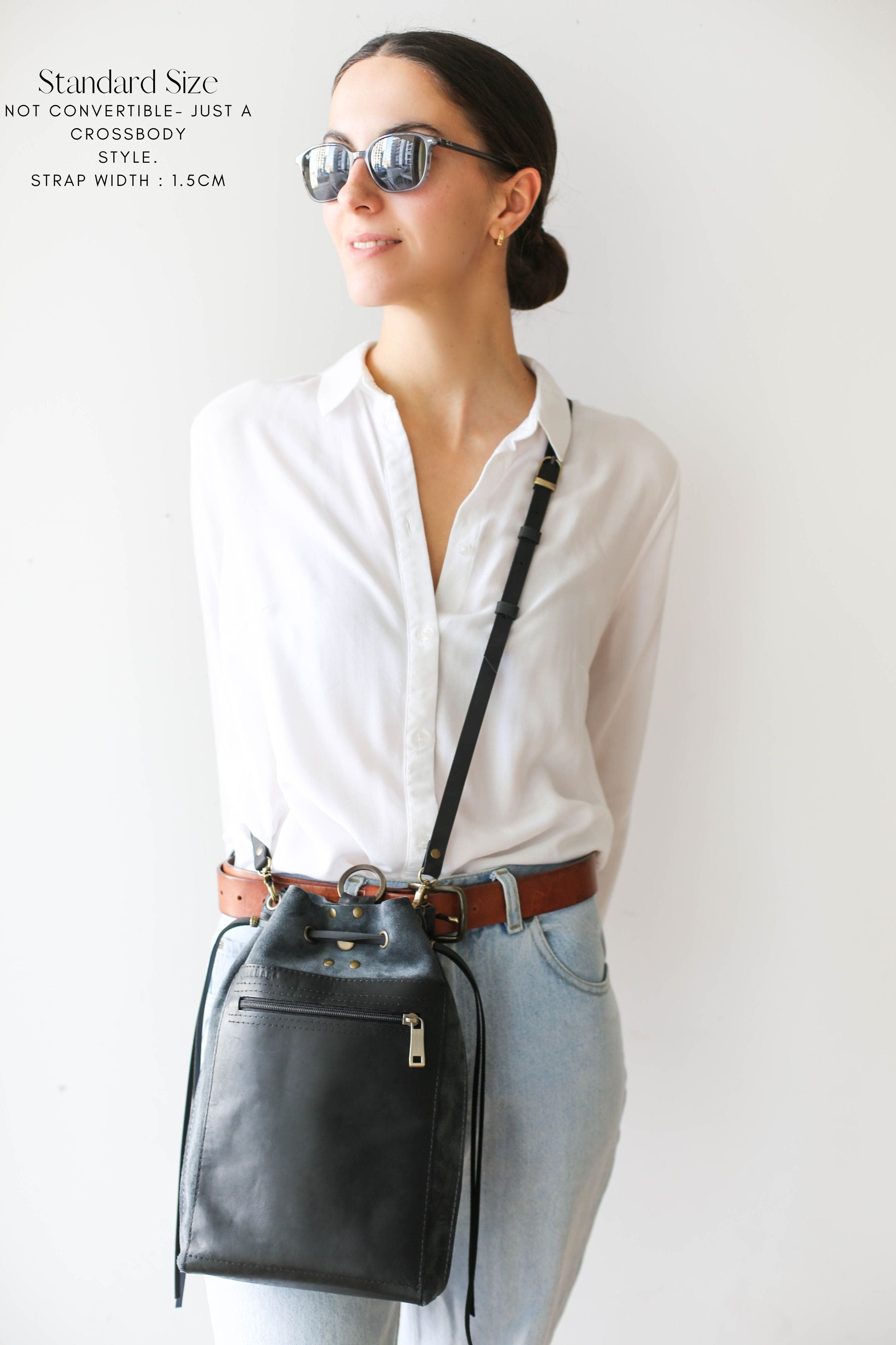 leather crossbody purse