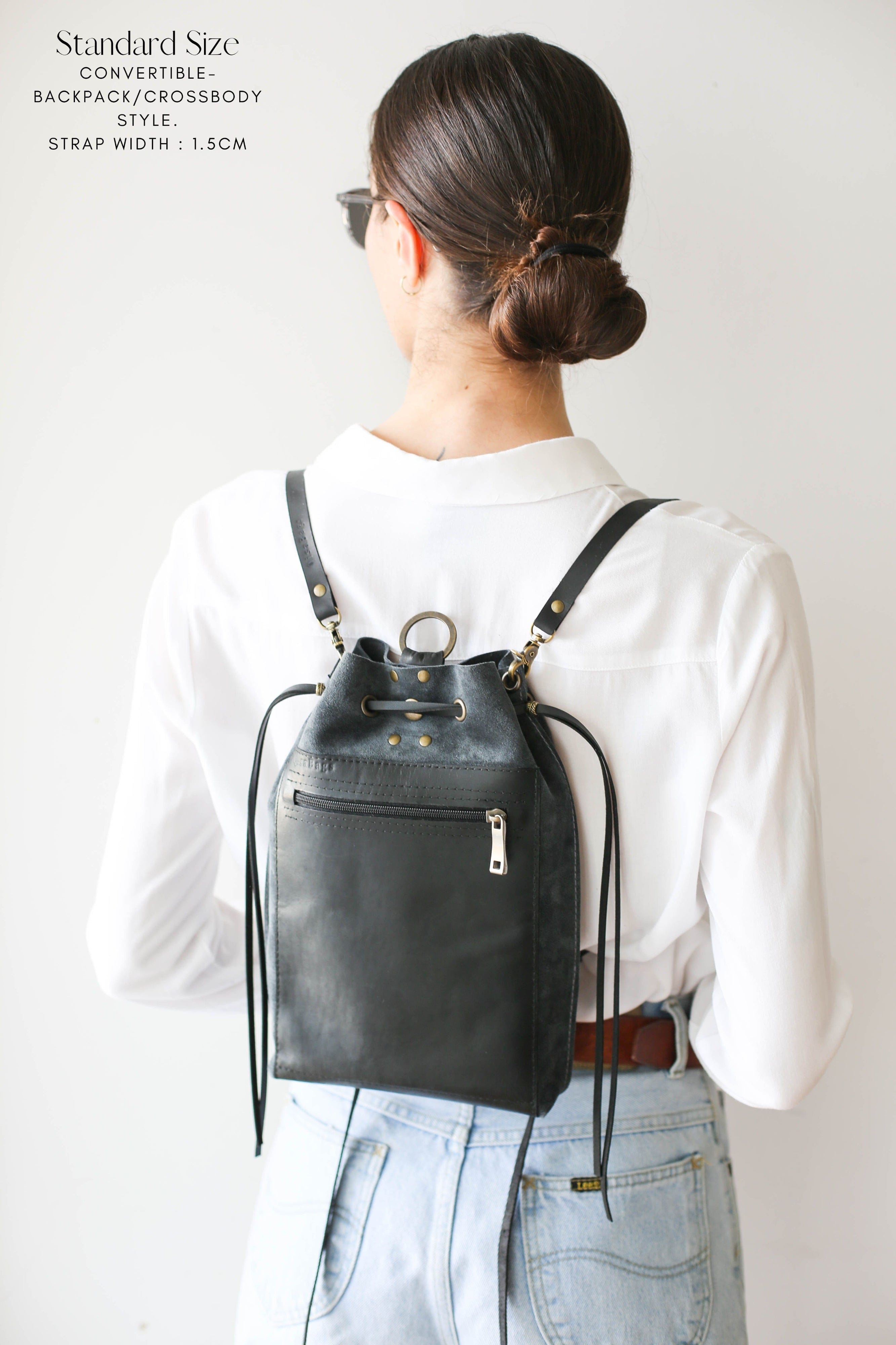 BagBase - Faux Leather Backpack - BG255