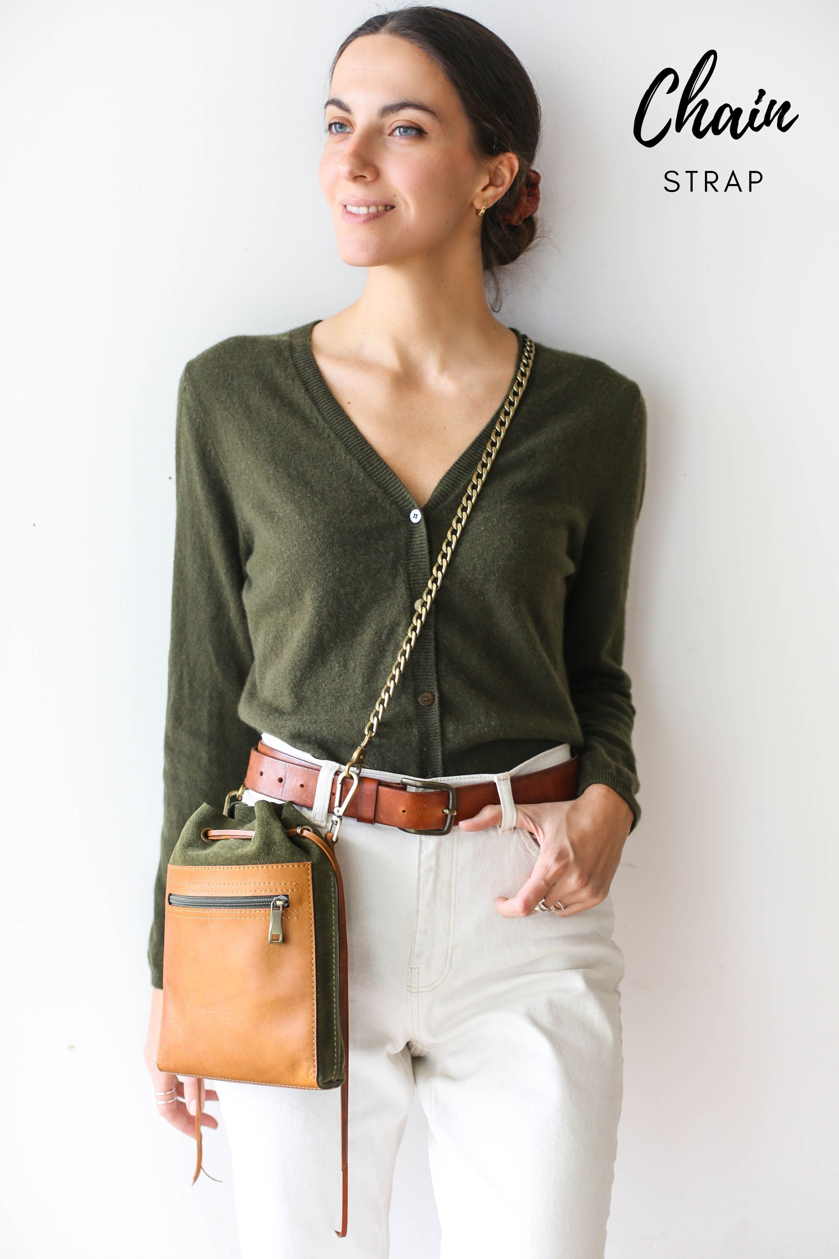 suede crossbody bag