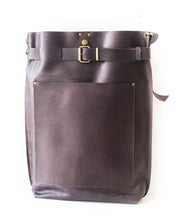 leather backpack laptop