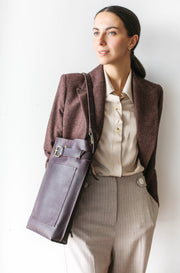 Large leather handbag for women