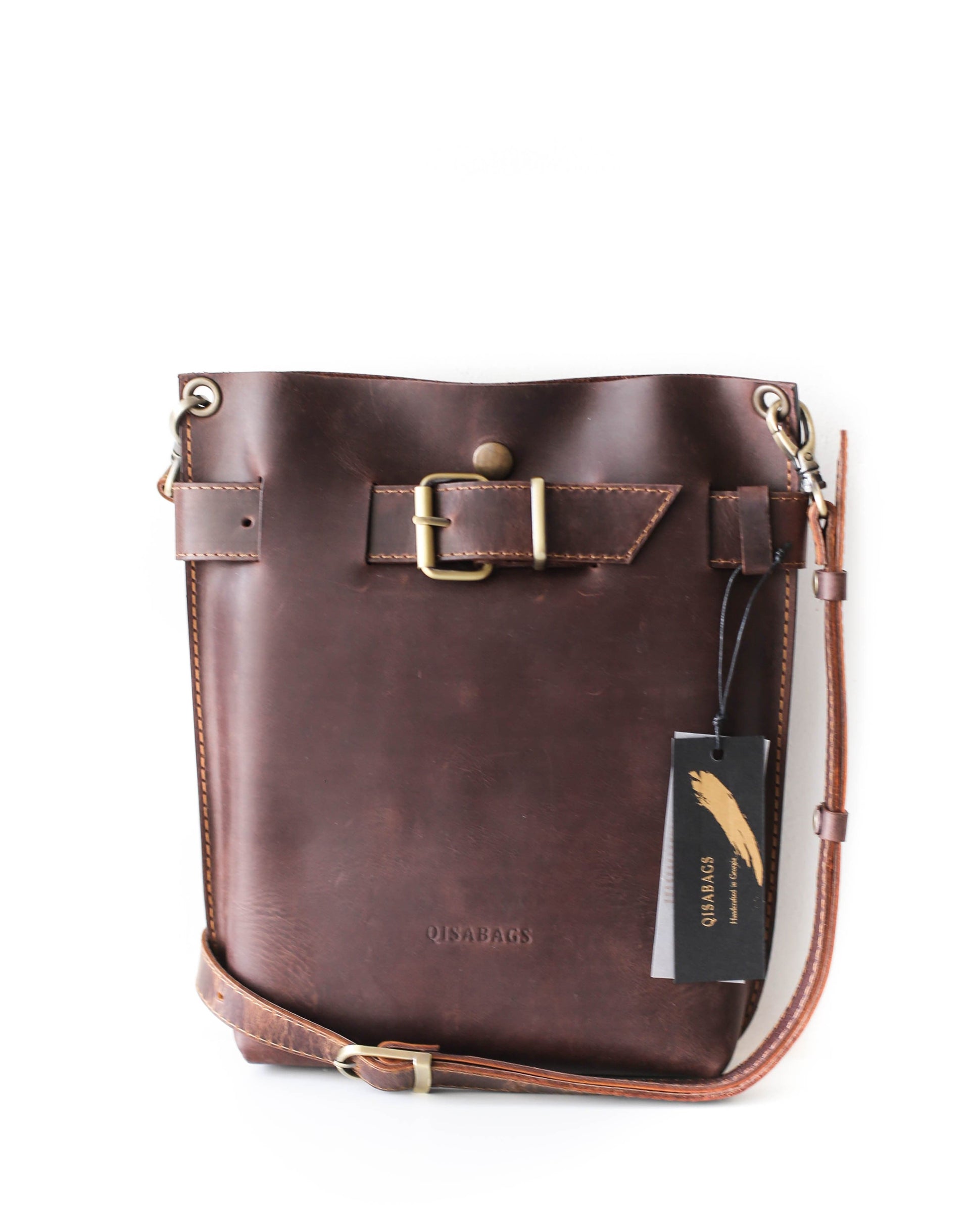 designer leather backpack purse