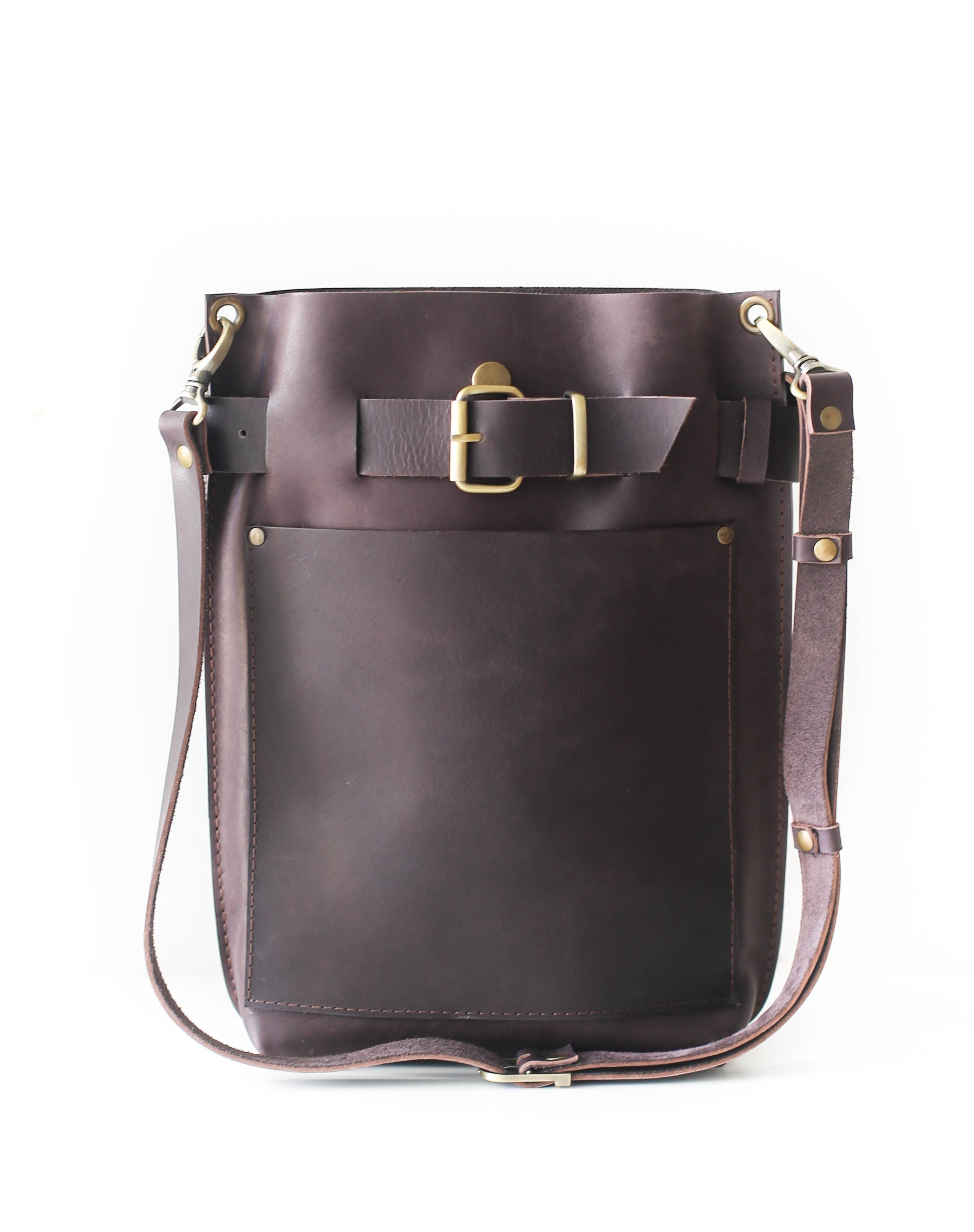 leather backpack purse