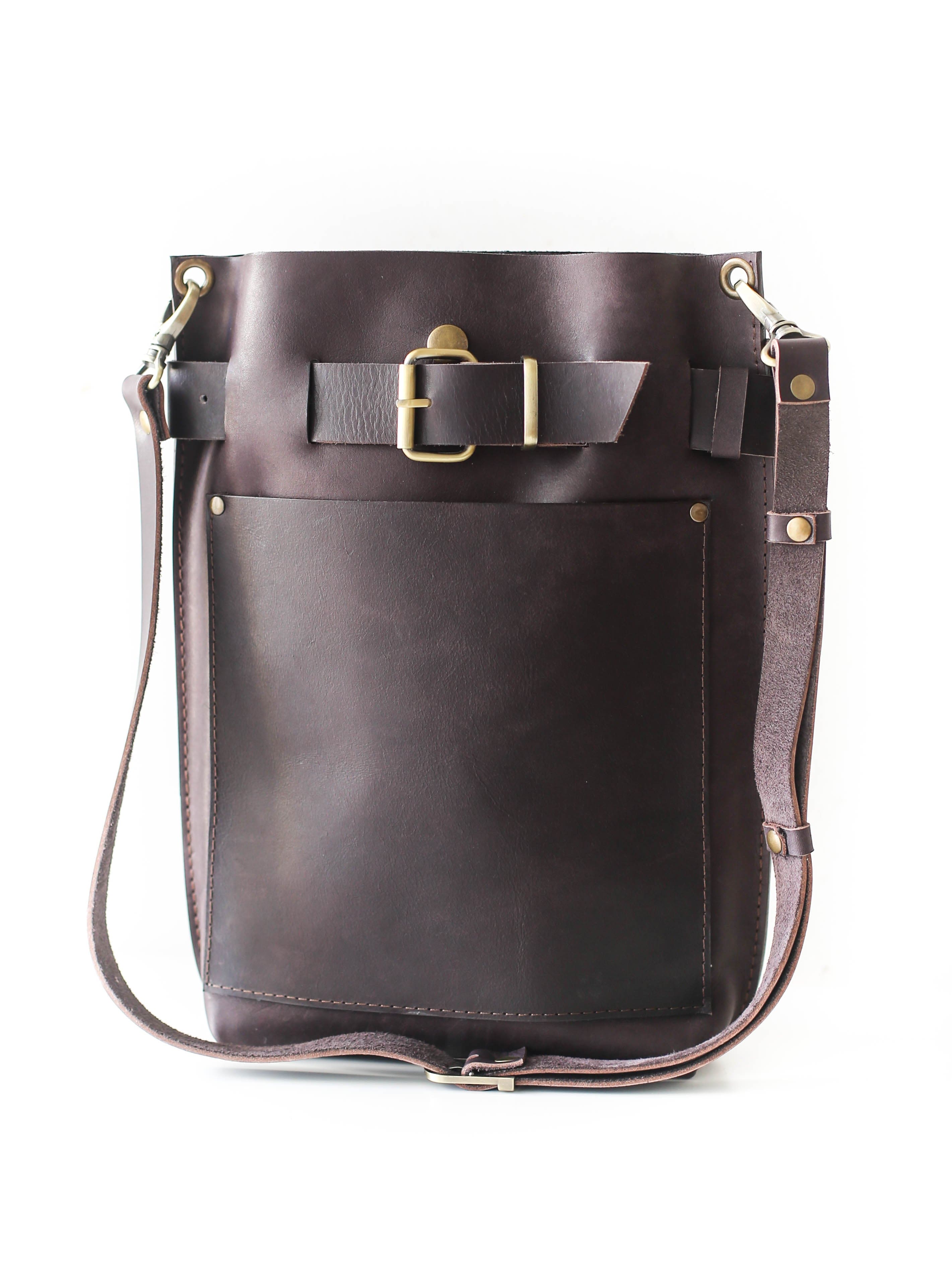 leather backpack purse designer