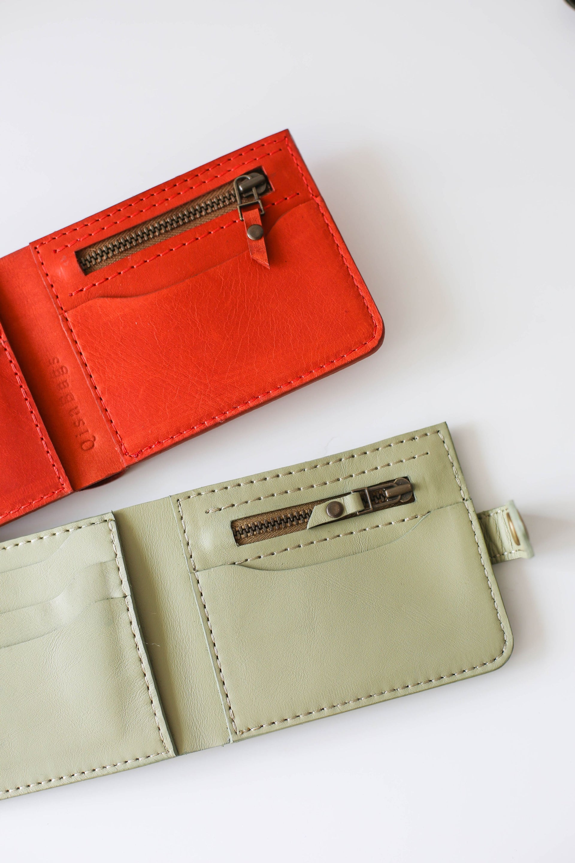 handmade leather wallets womens