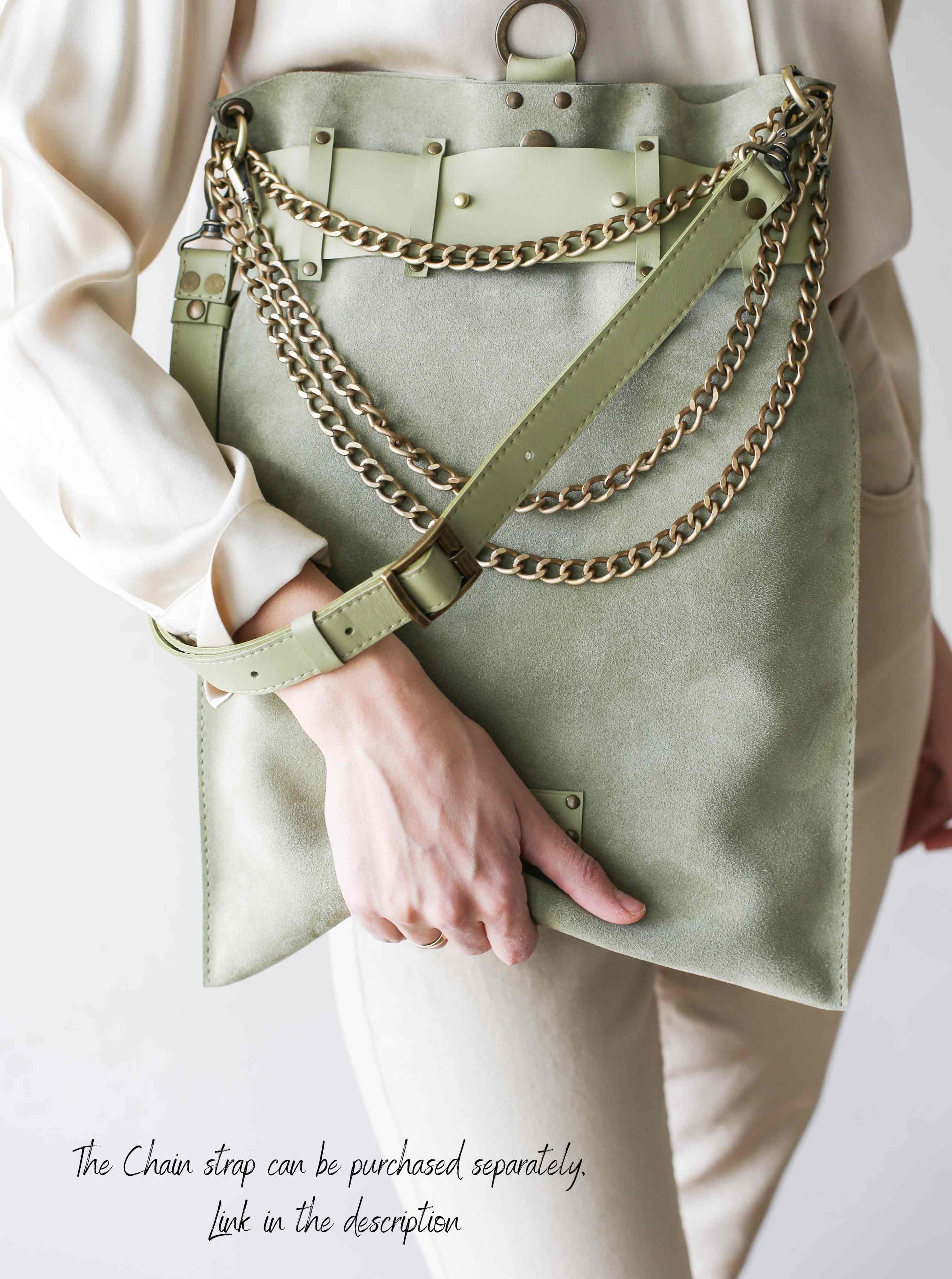 Green designer purse sale