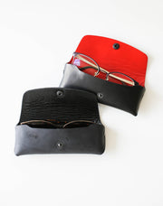 Unisex leather cases for glasses
