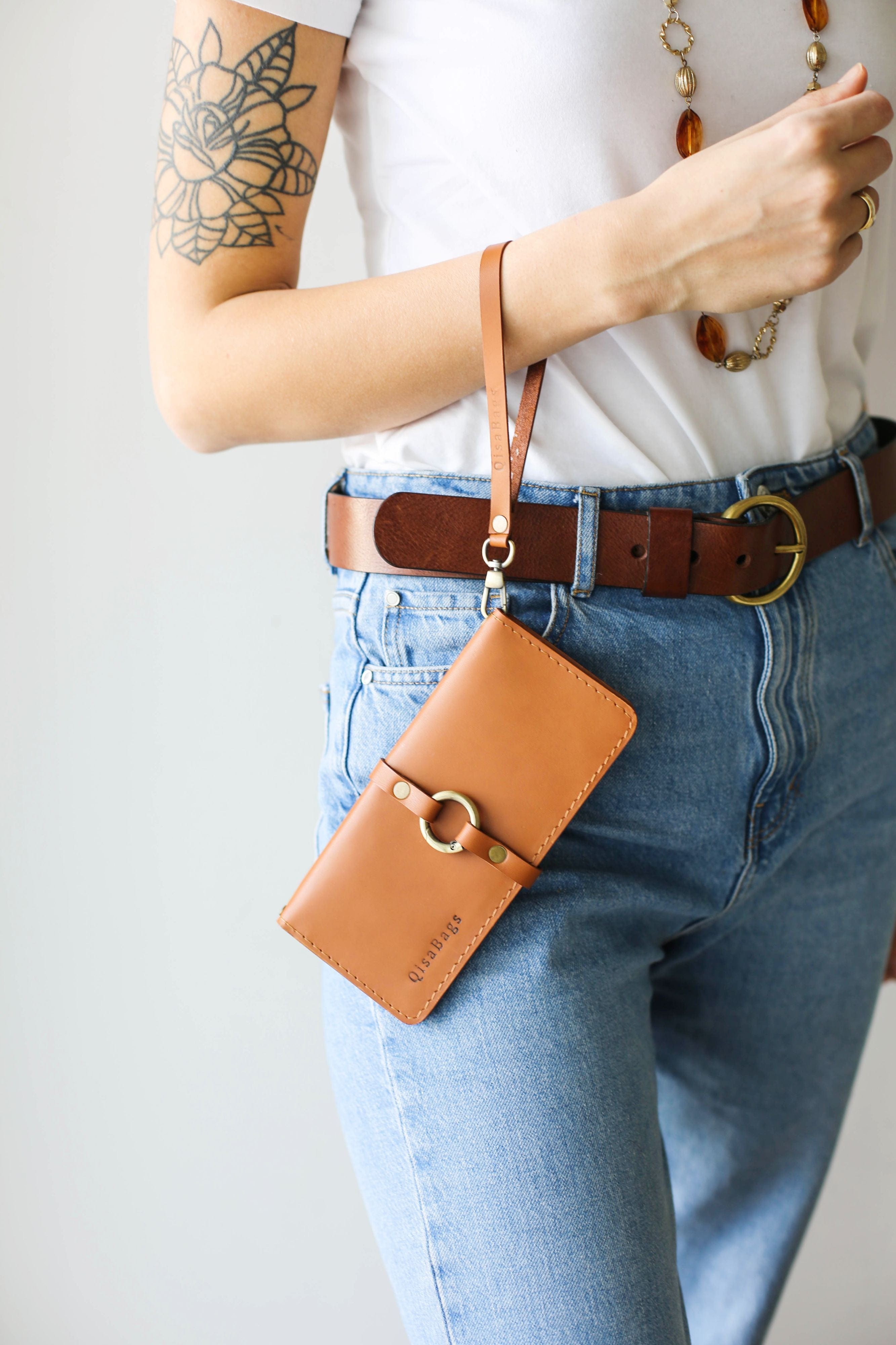 Brown Slim leather wallet