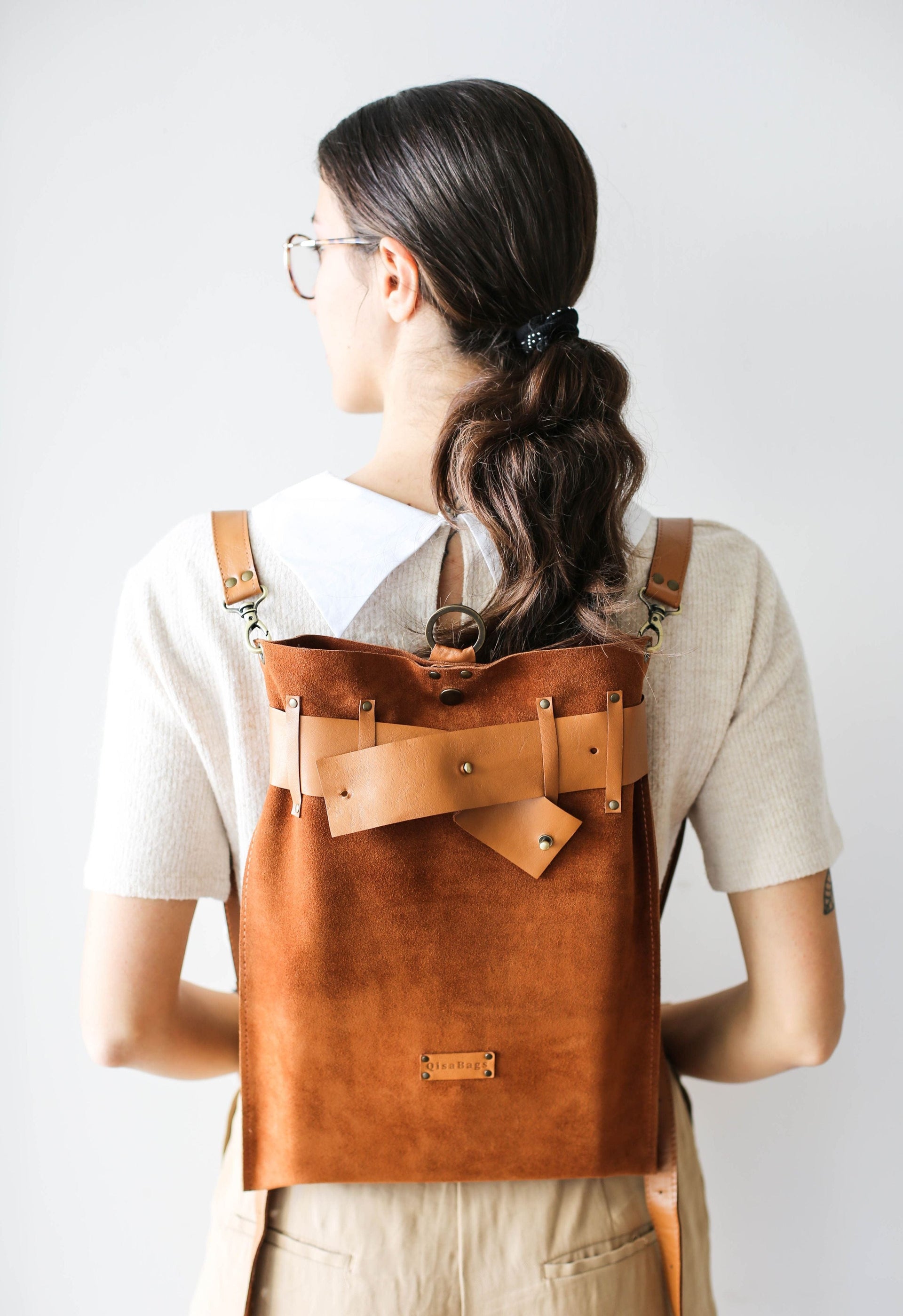  Brown Leather Backpacks