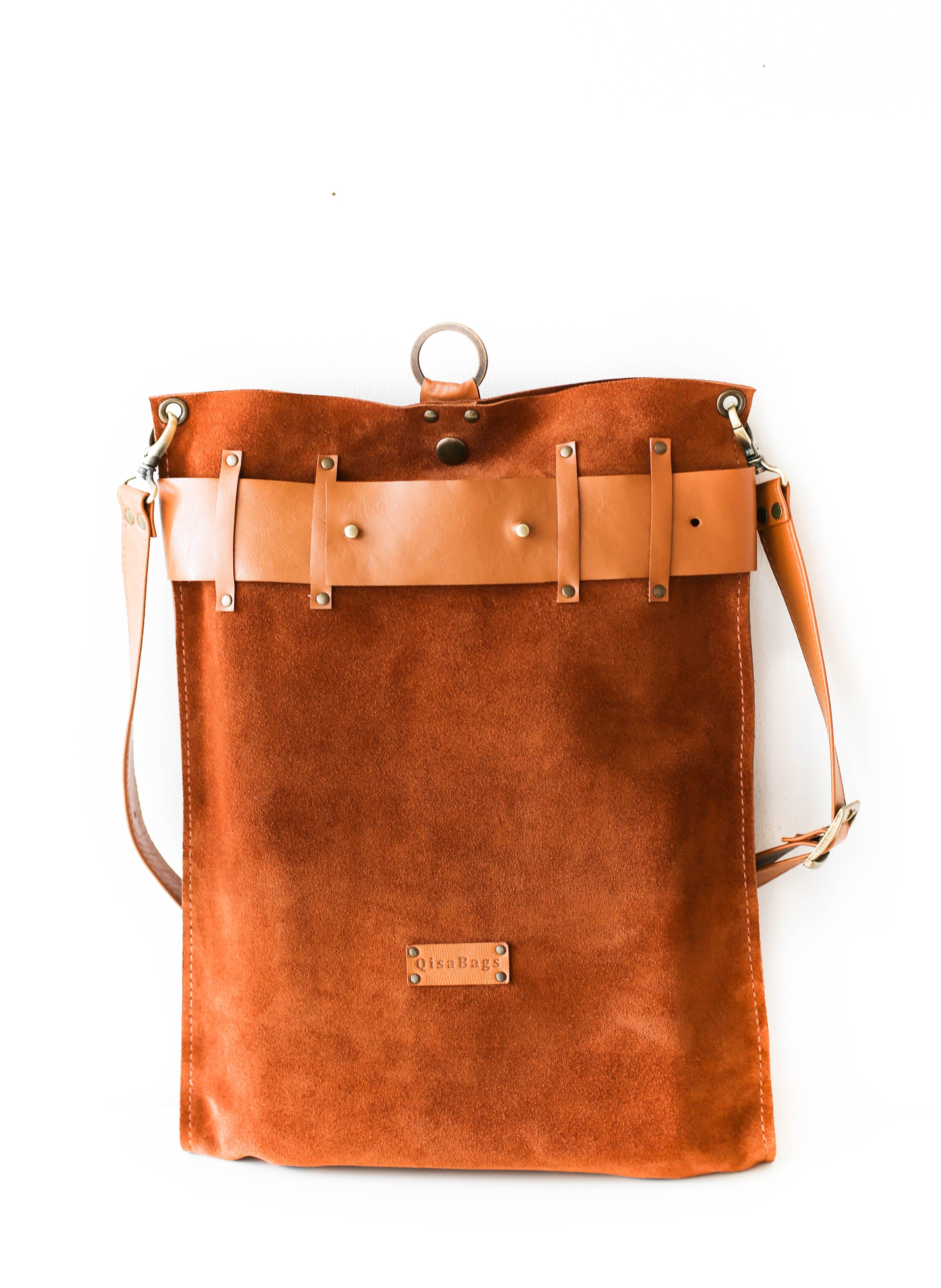 Designer Leather Backpack