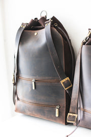 Leather Backpack for Men