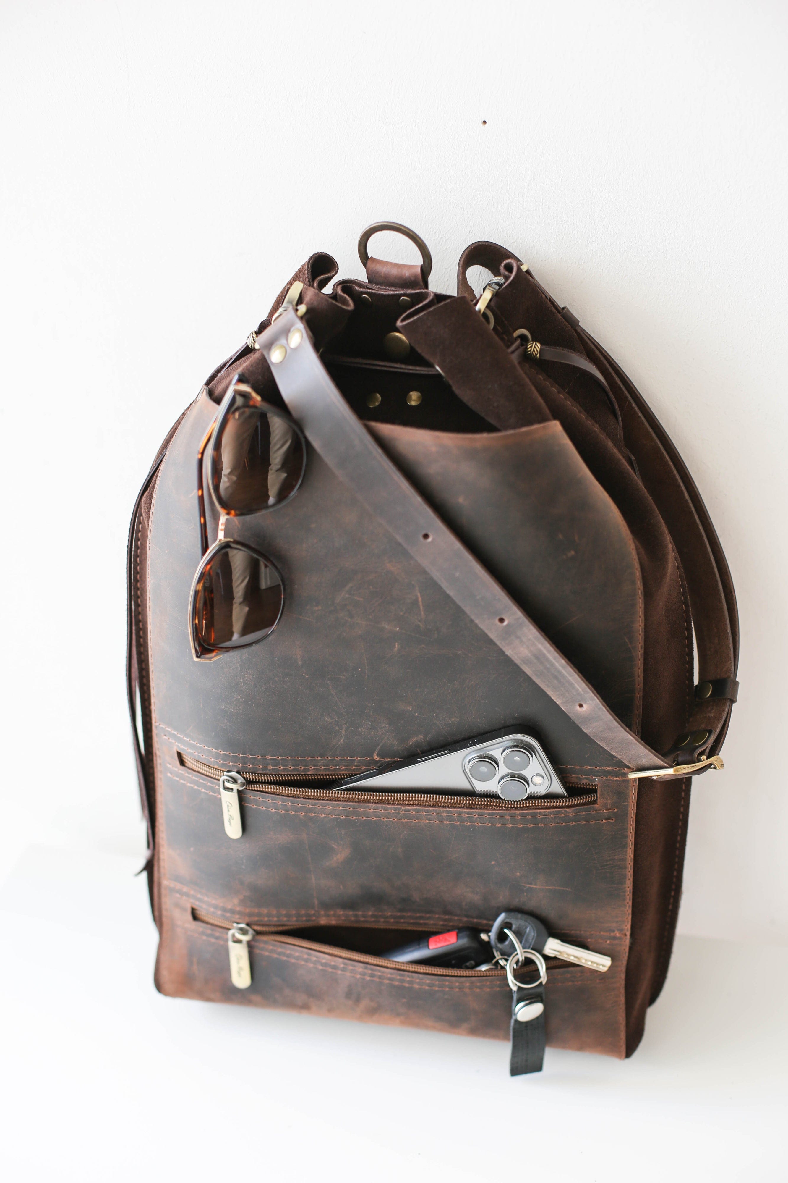 Large Leather Laptop Bag